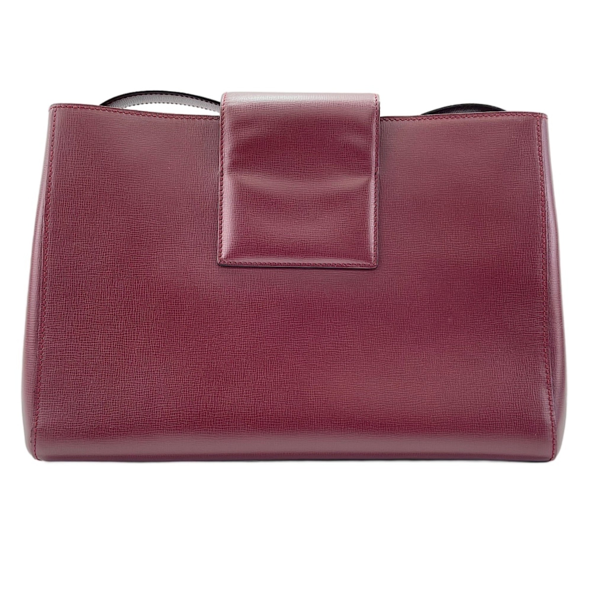 Cartier Must Wine Red Shoulder Bag (Pre-Owned)
