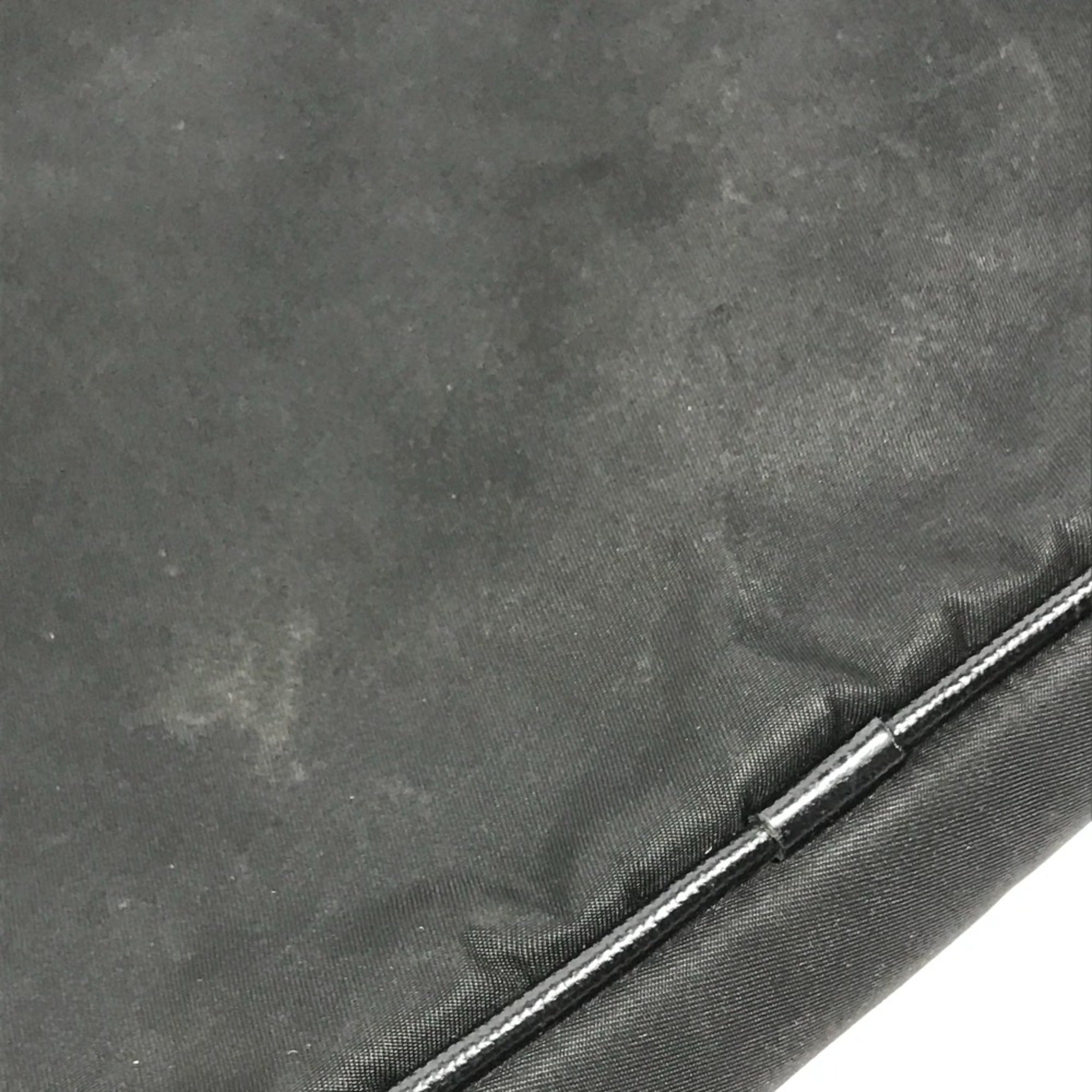 Prada Black Cloth Briefcase (Pre-Owned)