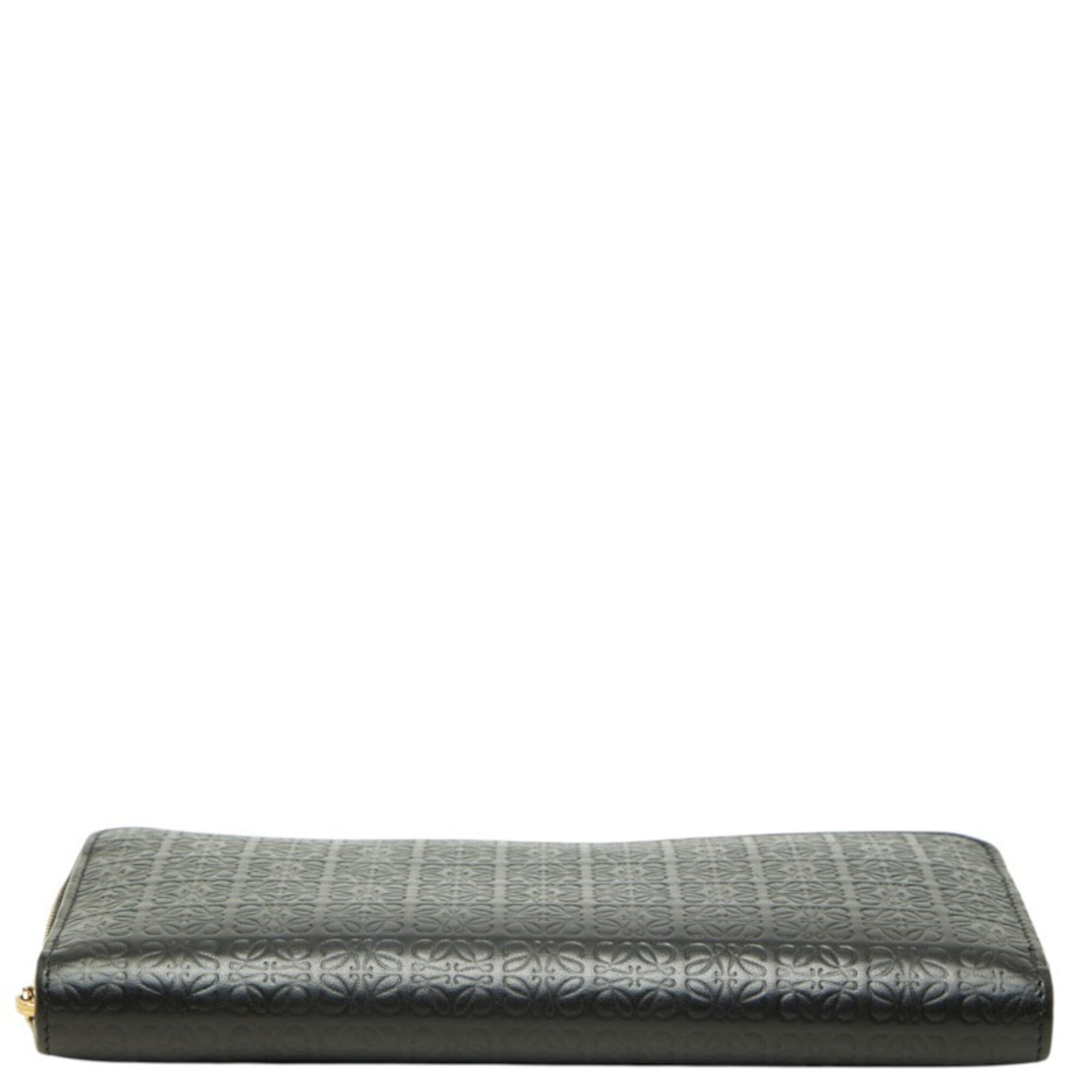 Loewe Black Leather Long Wallet (Bi-Fold) (Pre-Owned)