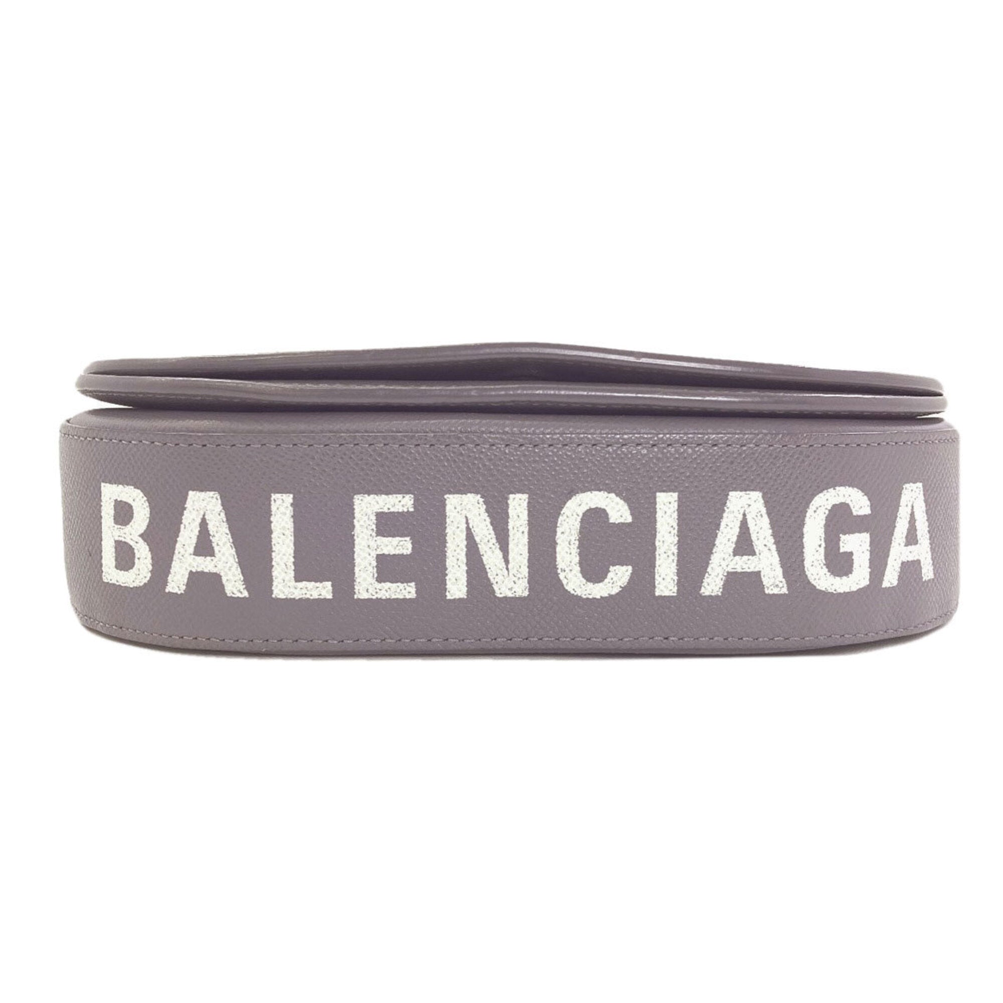 Balenciaga Gray Leather Shoulder Bag (Pre-Owned)