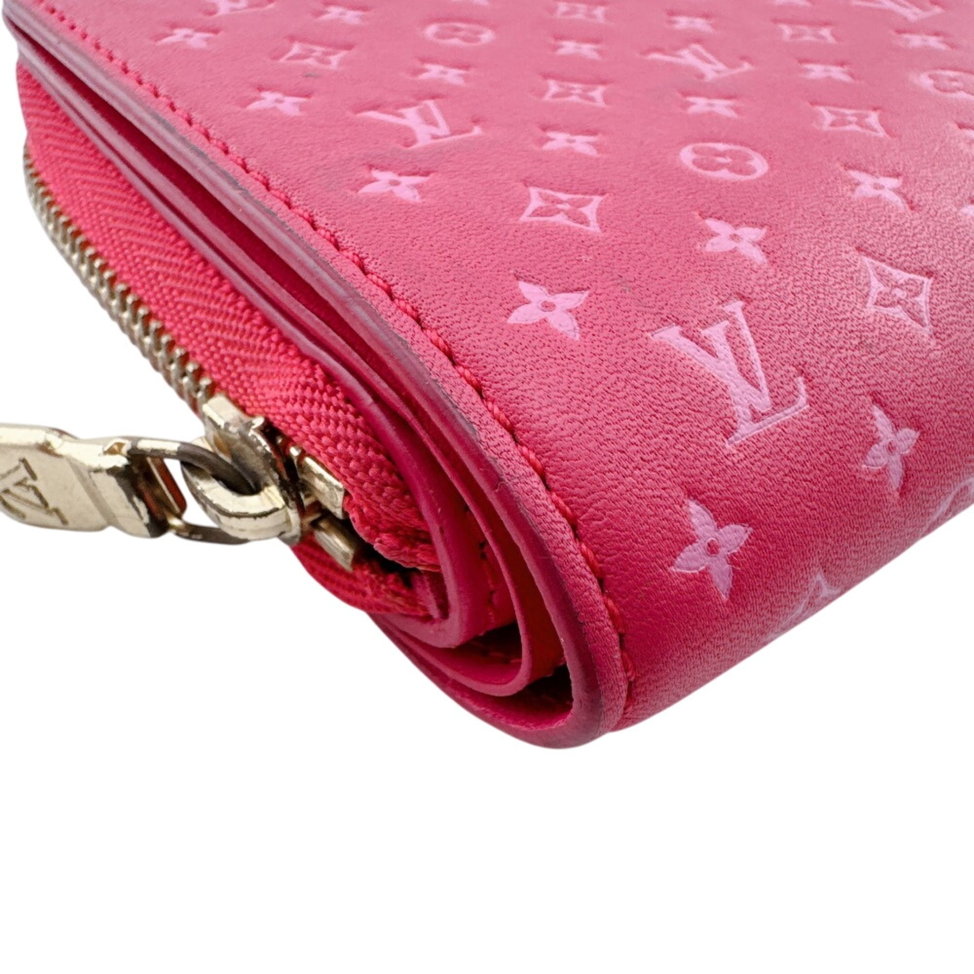 Louis Vuitton Pink Leather Wallet (Bi-Fold) (Pre-Owned)