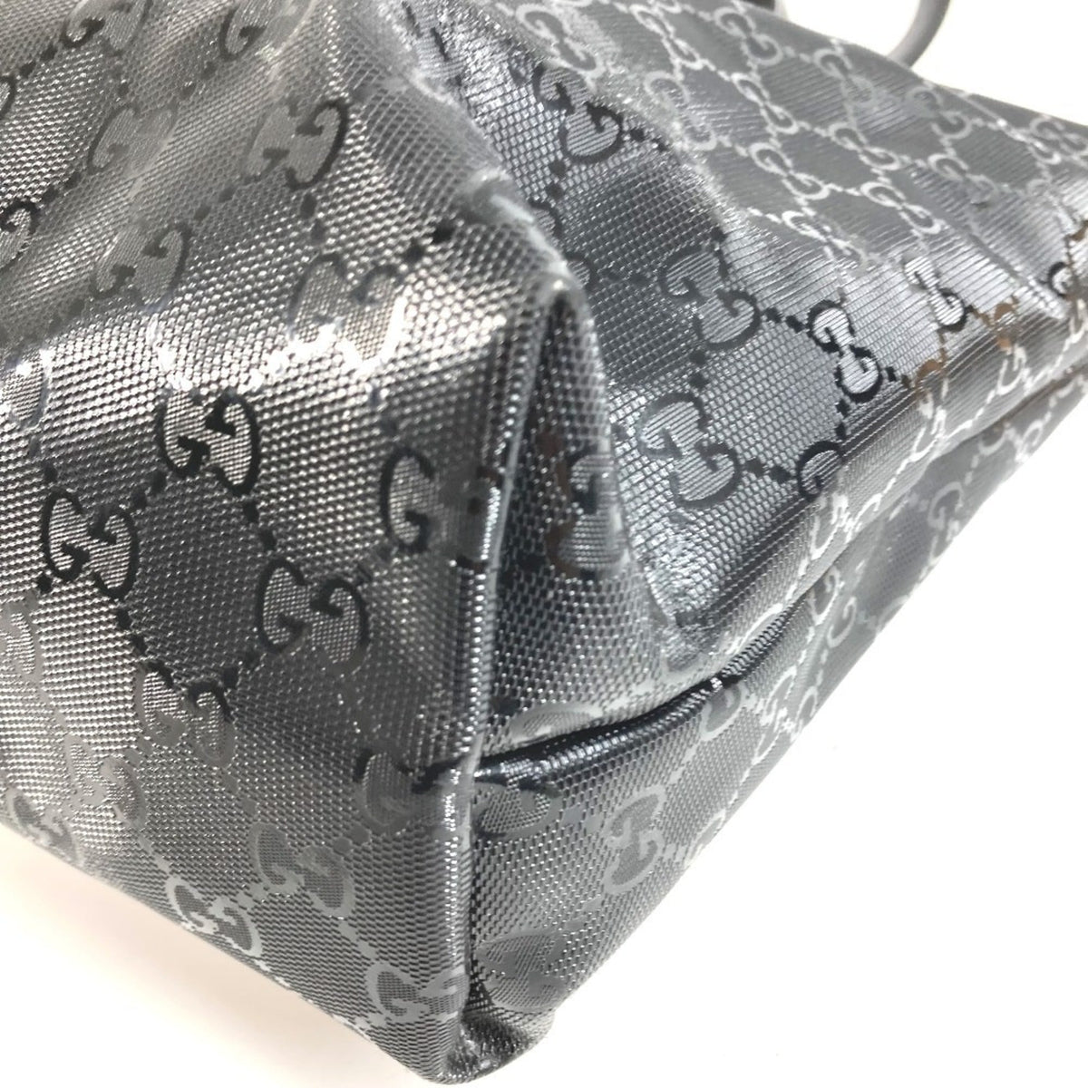 Gucci Black Gg Imprimé Shoulder Bag Tote Bag (Pre-Owned)