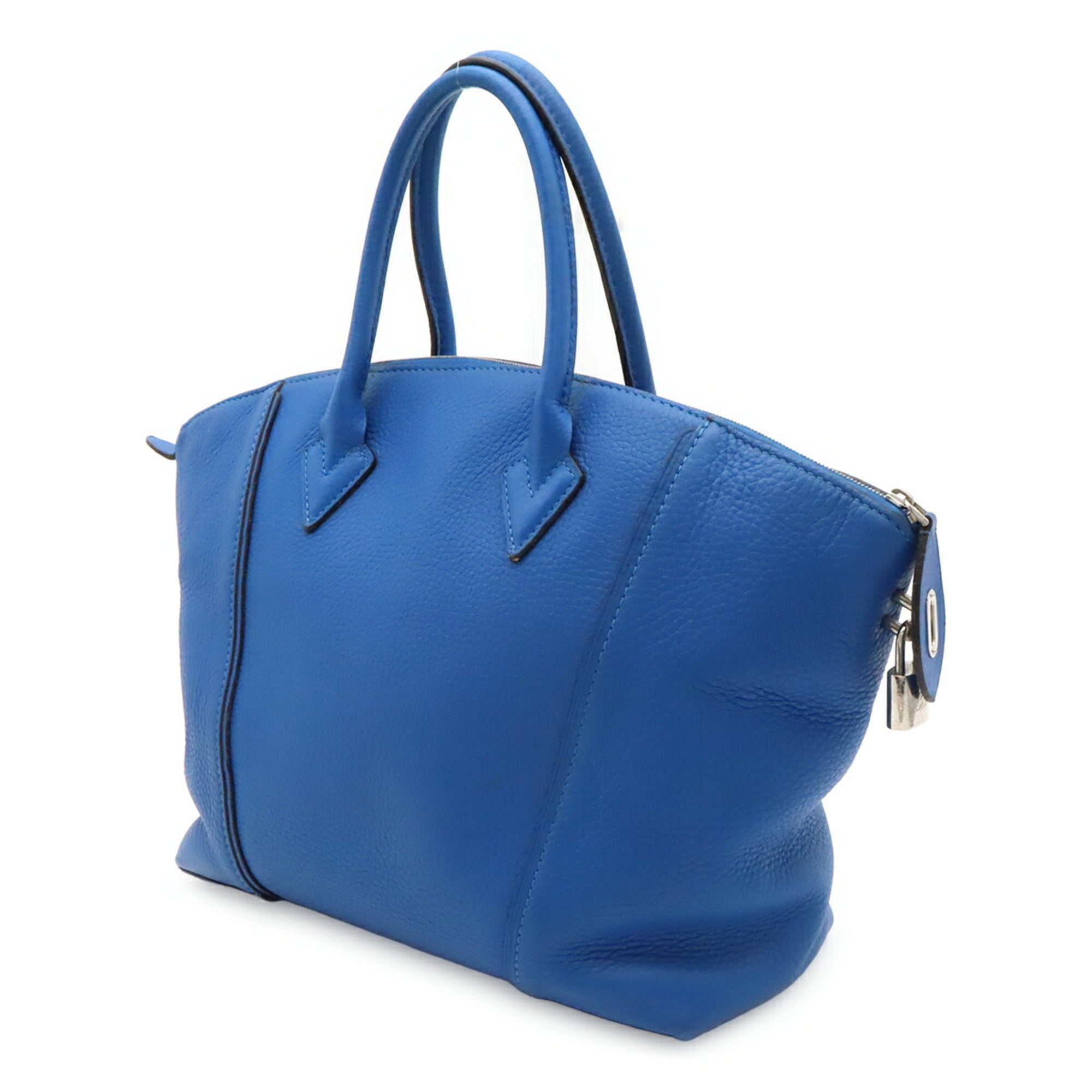 Louis Vuitton Blue Leather Handbag (Pre-Owned)