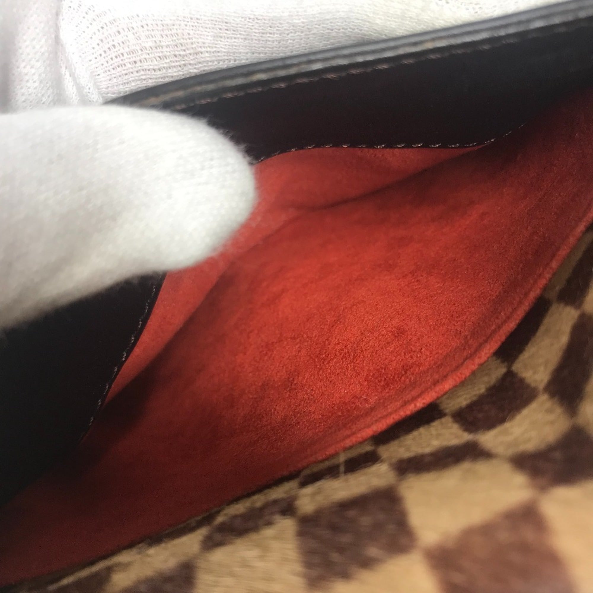 Louis Vuitton Brown Ebene Leather Pochette Shoulder Bag (Pre-Owned)