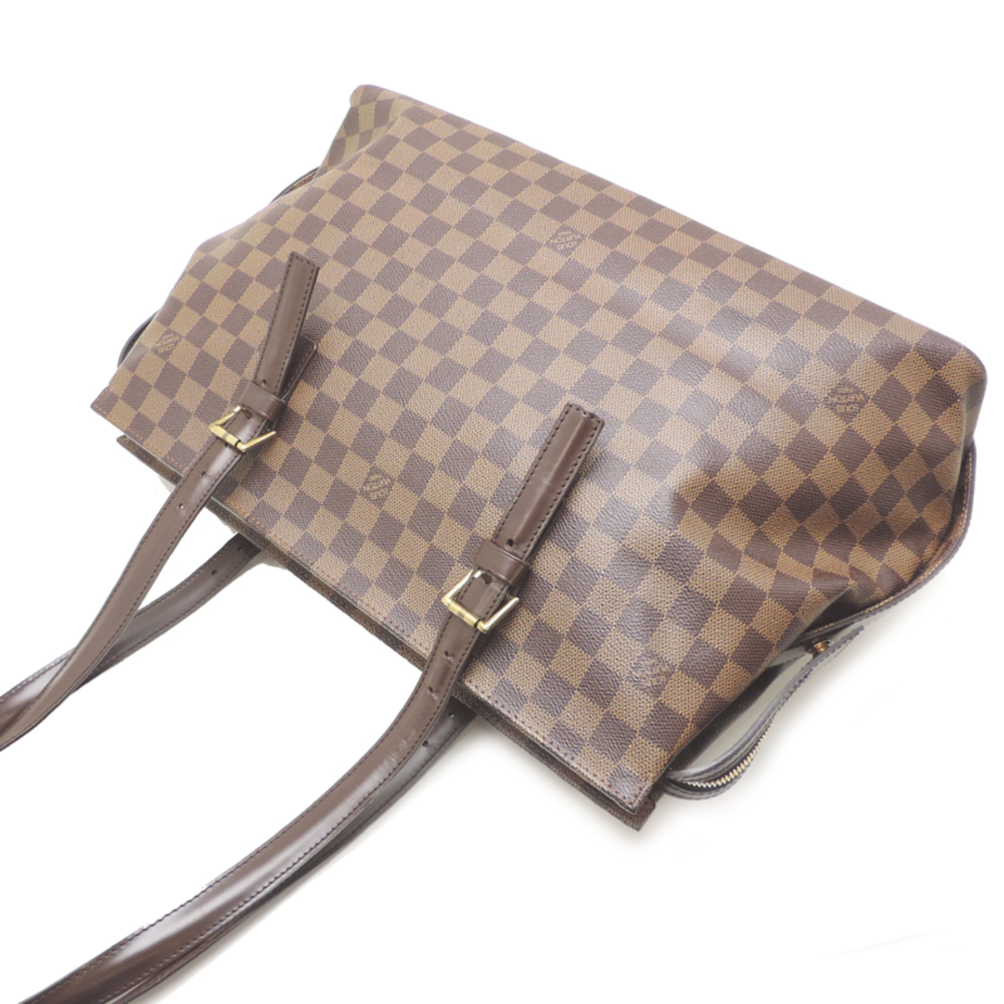 Louis Vuitton Brown Damier Canvas Tote Bag (Pre-Owned)