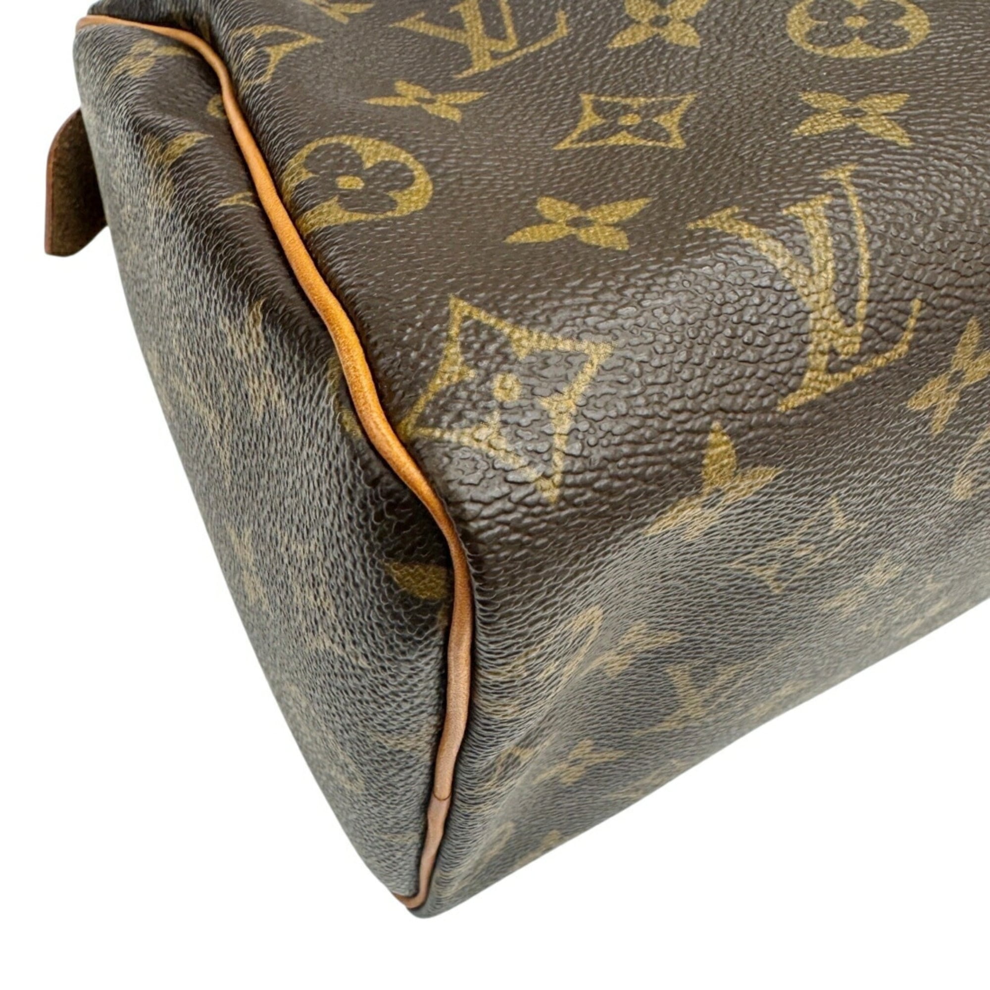 Louis Vuitton Brown Monogram Boston Bag Handbag (Pre-Owned)