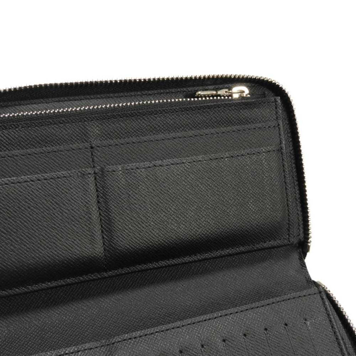 Louis Vuitton Black Damier Graphite Noir Damier Graphite Long Wallet (Bi-Fold) (Pre-Owned)
