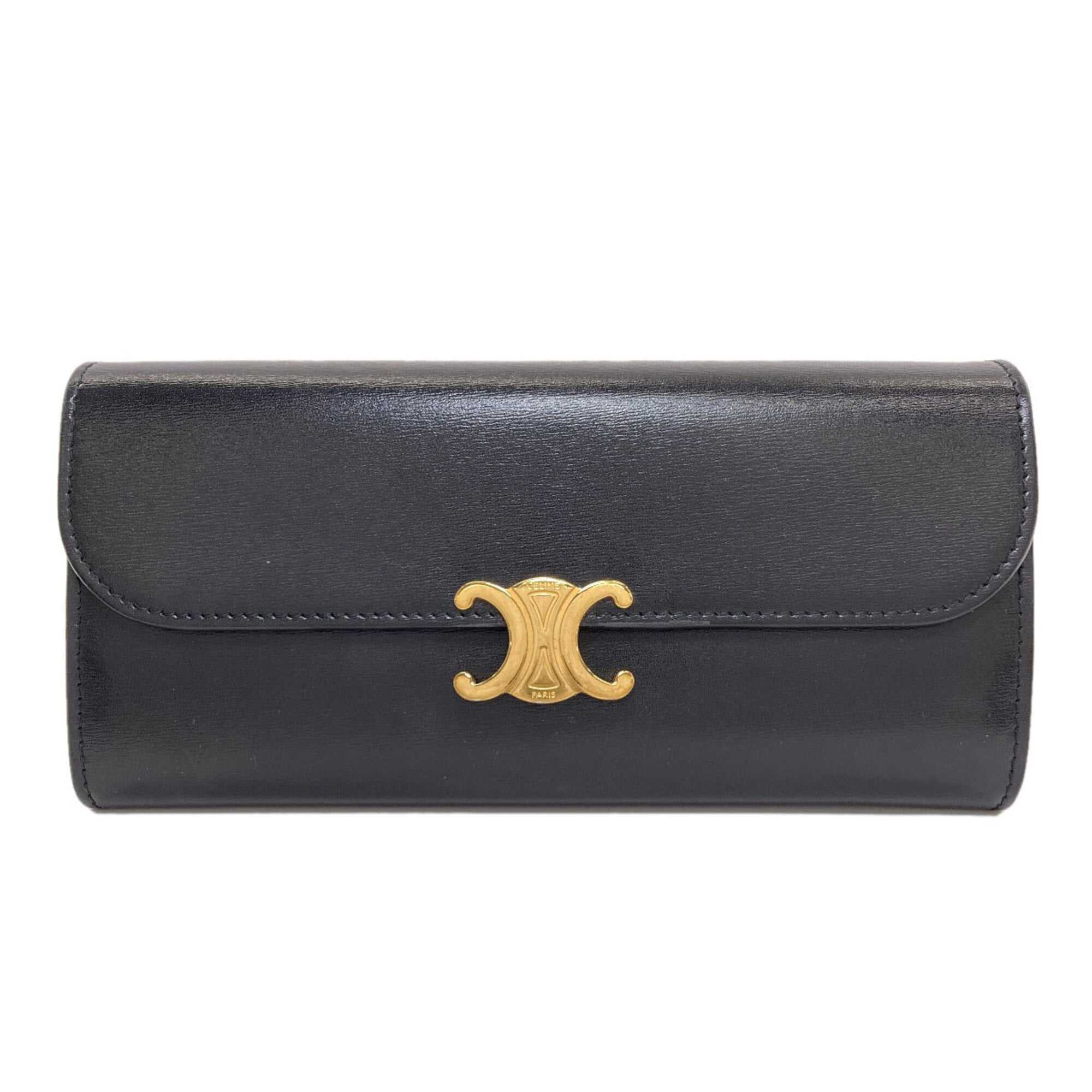 Celine Black Long Wallet (Bi-Fold) (Pre-Owned)