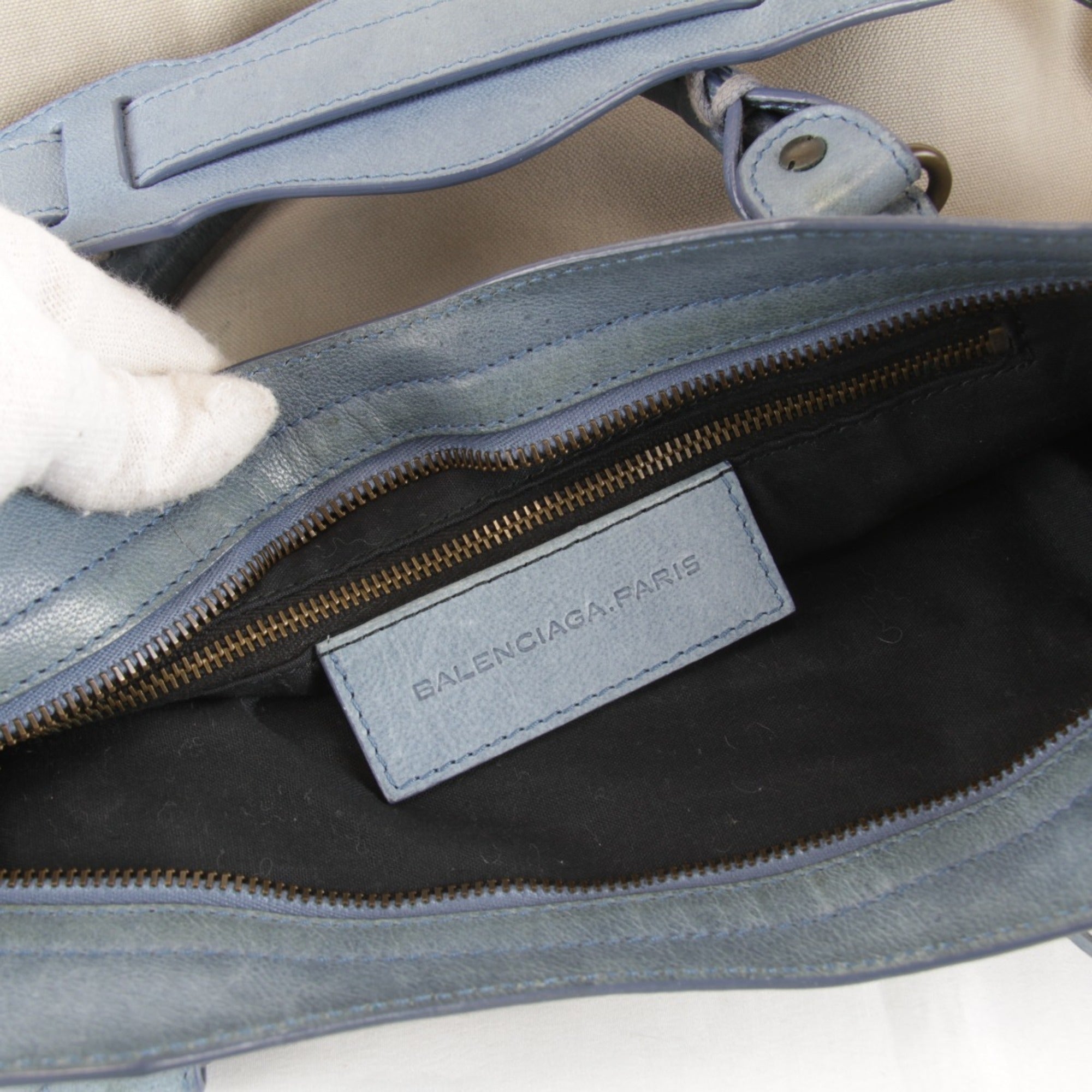 Balenciaga Beige Canvas Handbag (Pre-Owned)