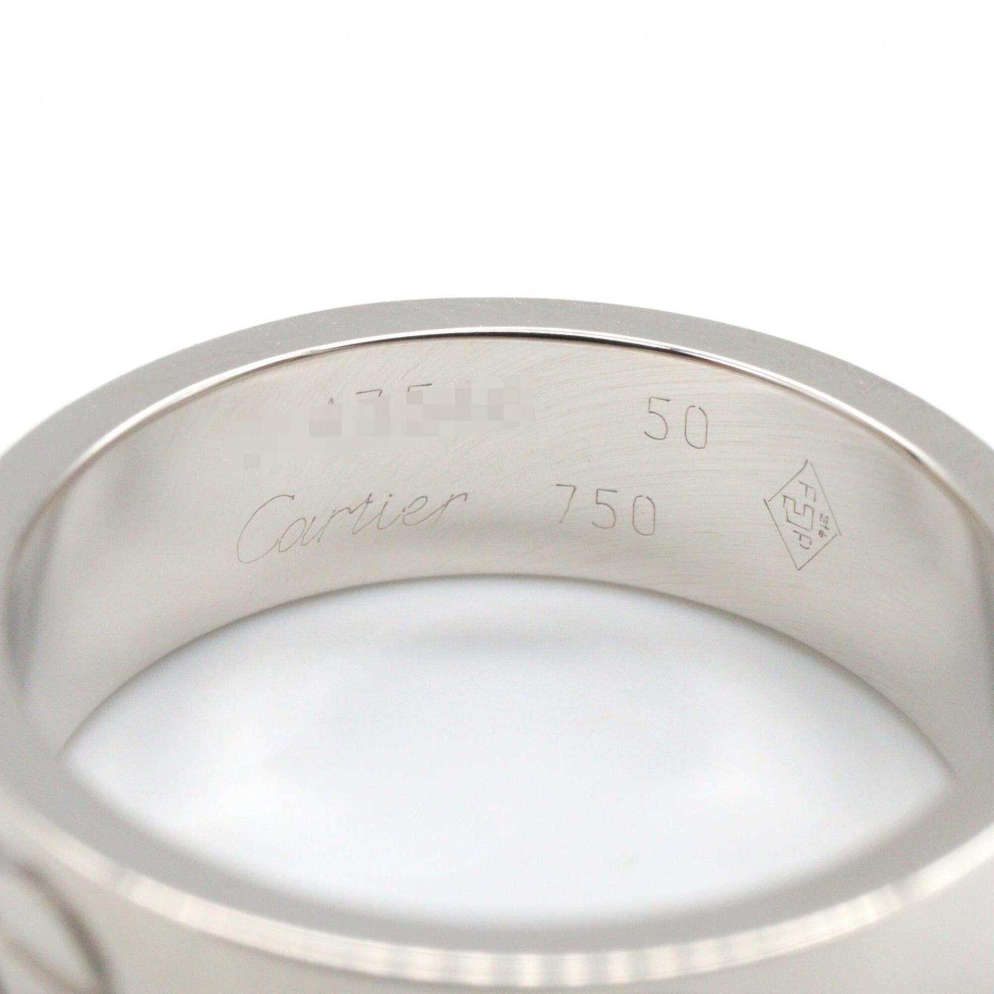Cartier Silver White Gold (18K) Band Ring (Pre-Owned)