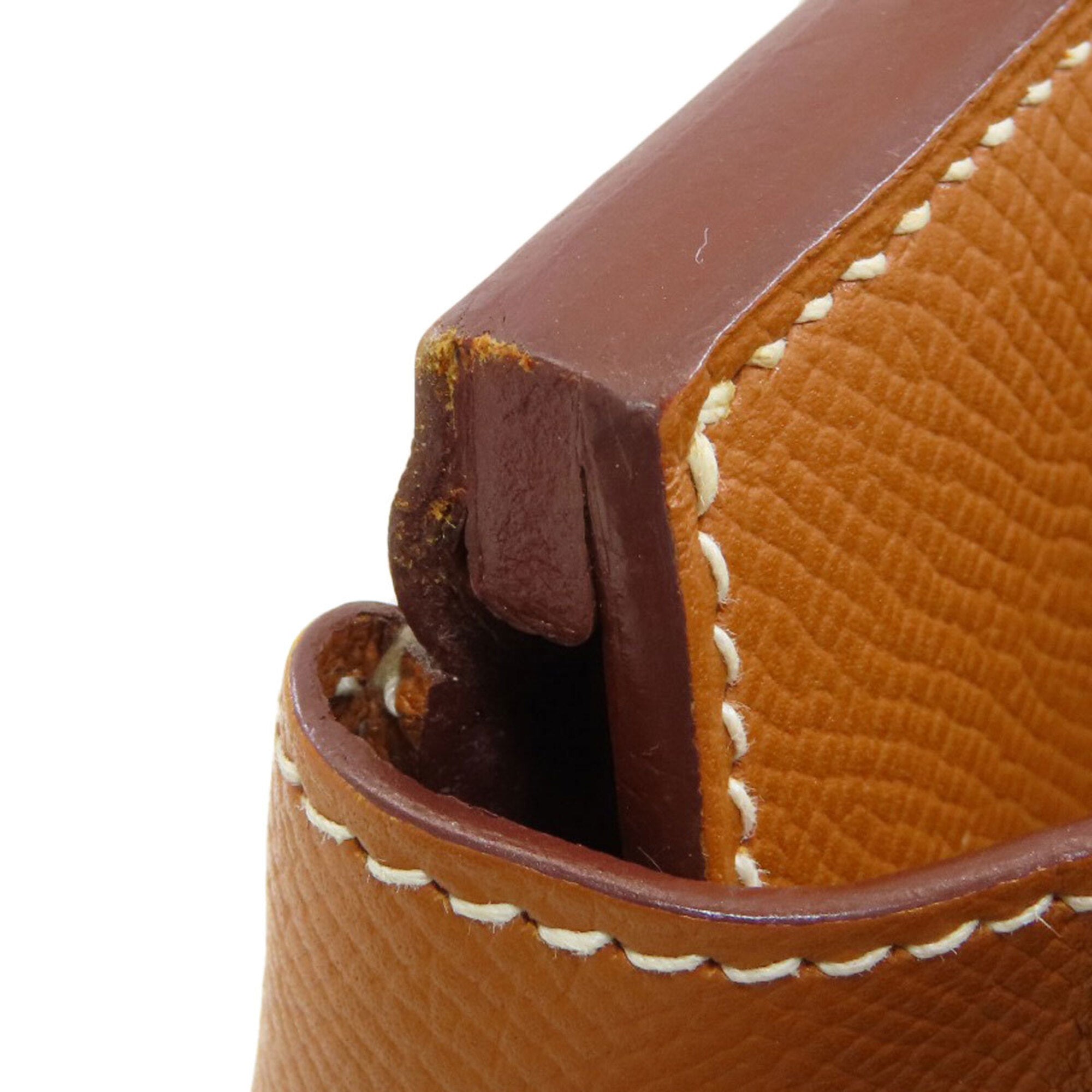 Hermes Gold Epsom Leather Handbag (Pre-Owned)