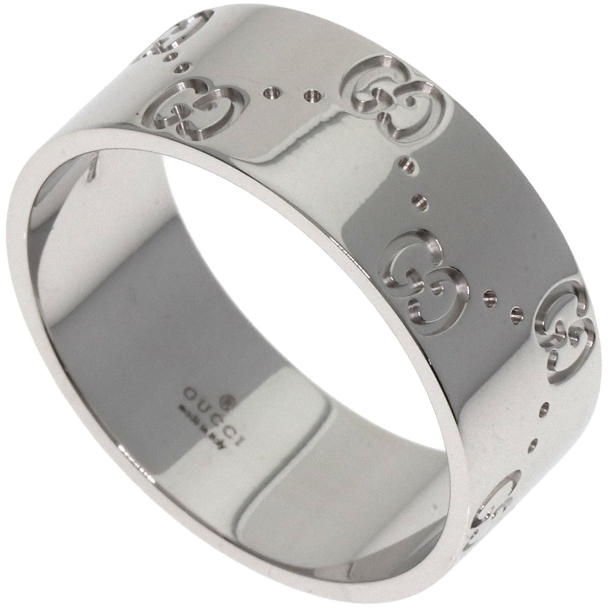 Gucci White Gold (18K) Band Ring (Pre-Owned)