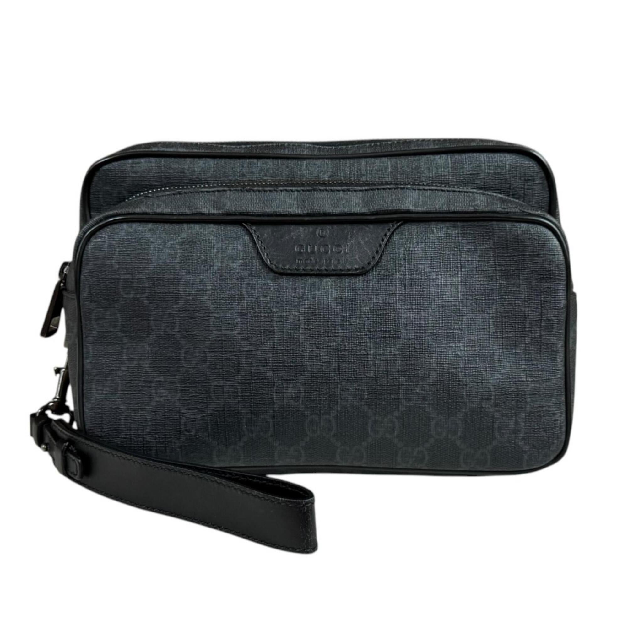Gucci Black Gg Supreme Handbag (Pre-Owned)
