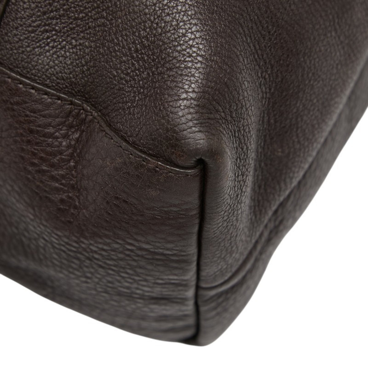 Gucci Brown Leather Tote Bag (Pre-Owned)
