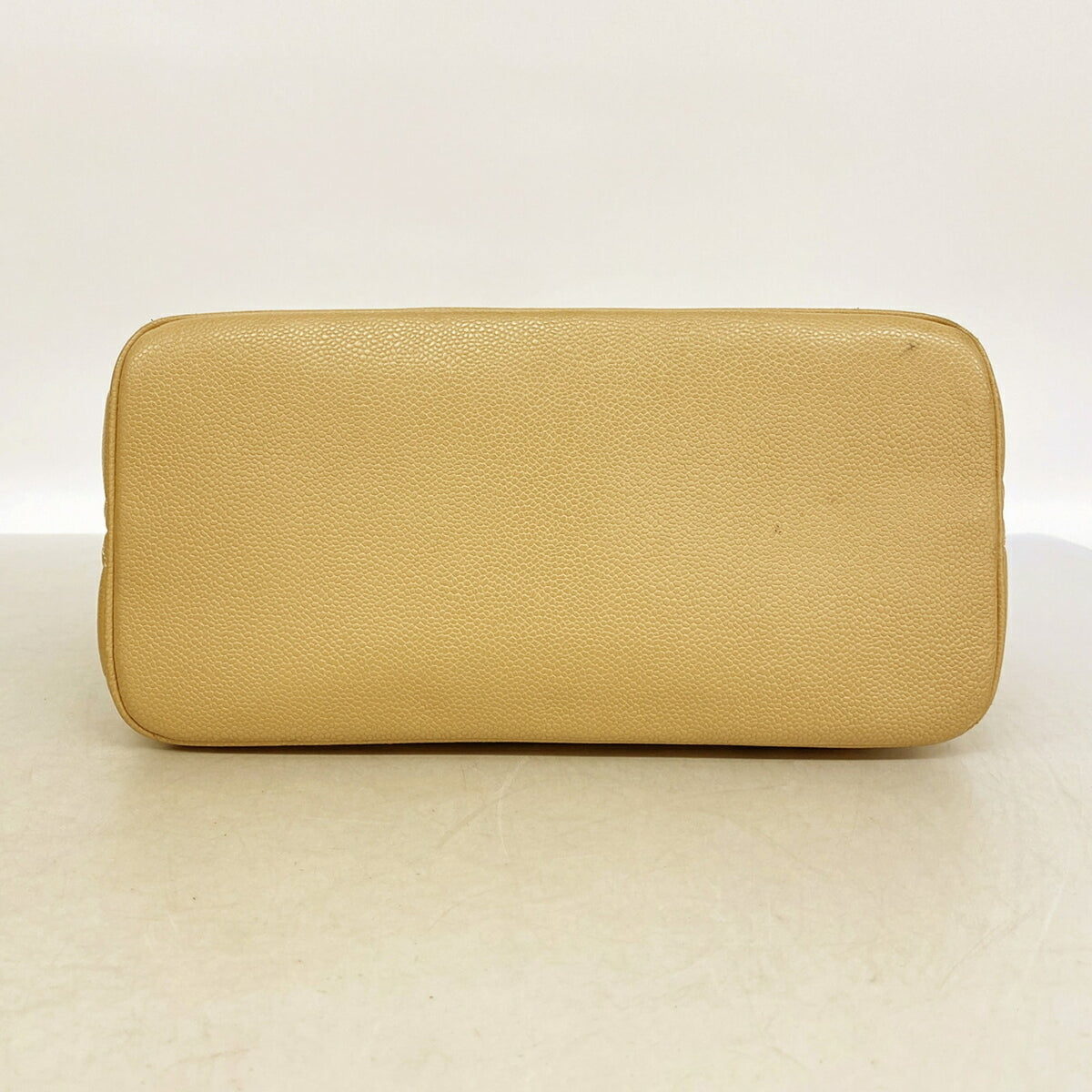 Chanel Beige Grained Calfskin Tote Bag (Pre-Owned)