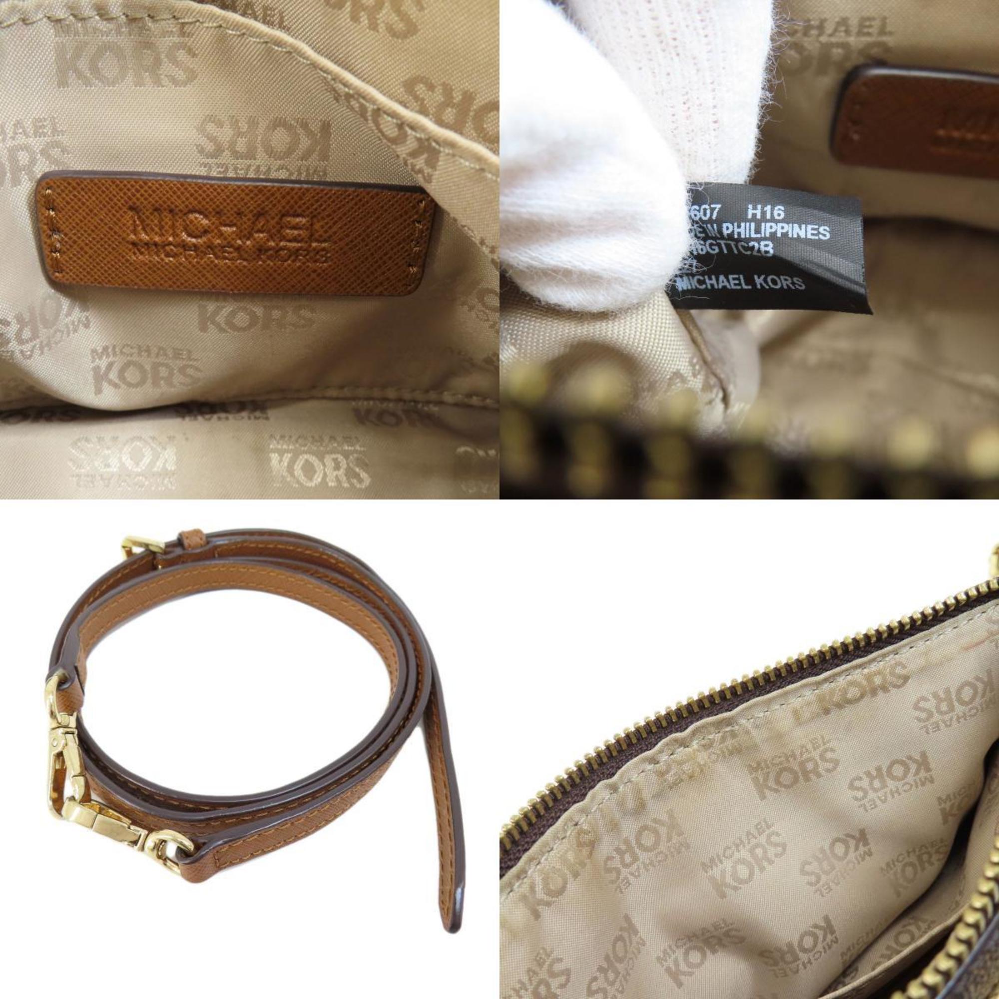 Michael Kors Brown Pvc Handbag (Pre-Owned)