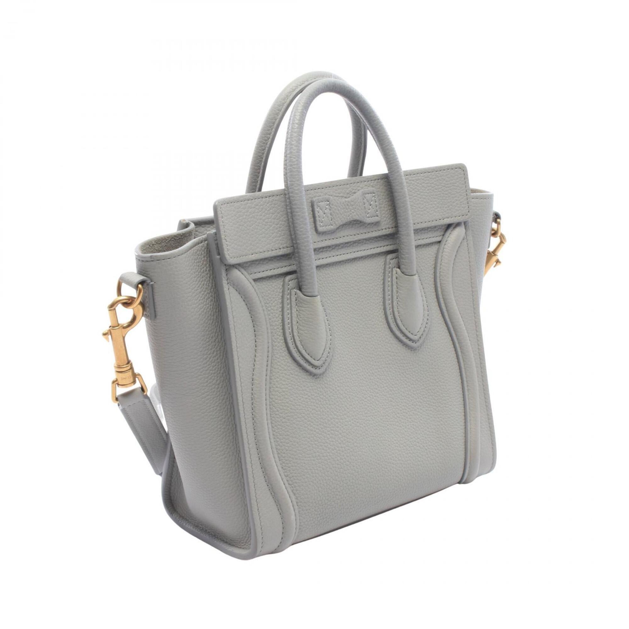 Celine Gray Leather Handbag (Pre-Owned)