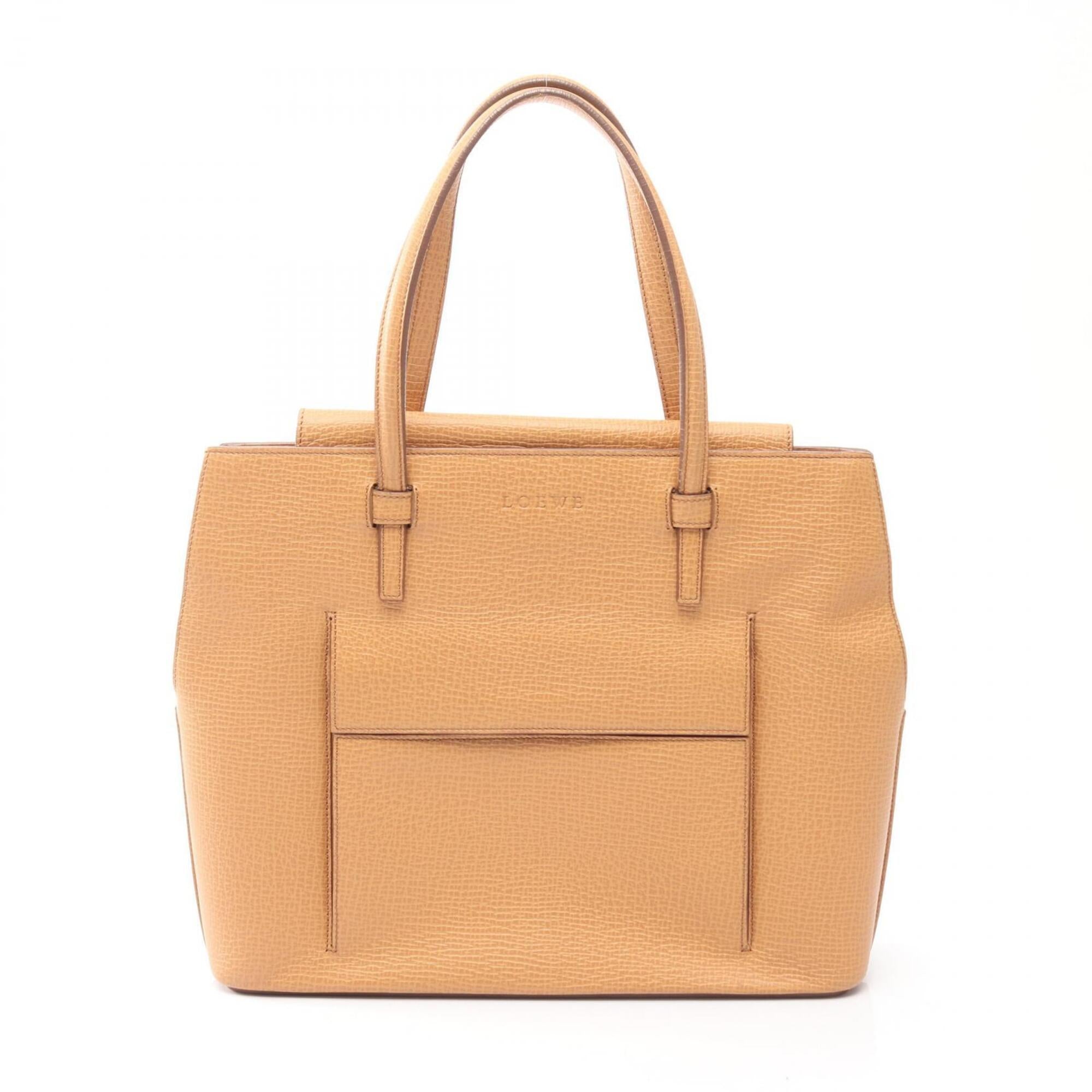 Loewe Beige Leather Handbag (Pre-Owned)