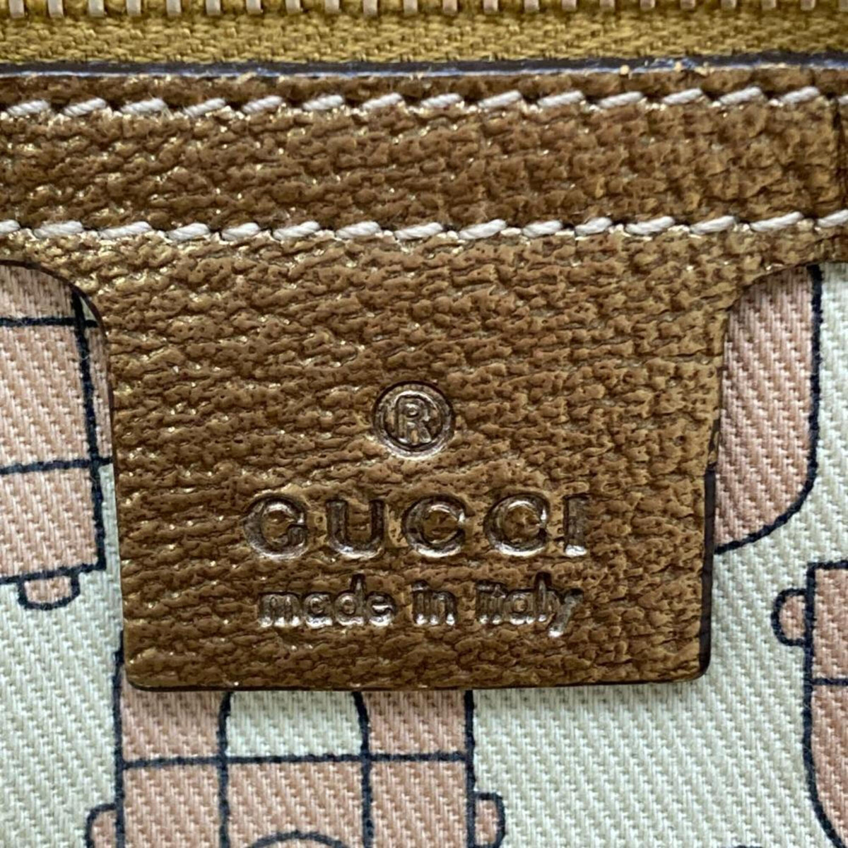 Gucci Beige Gg Canvas Tote Bag (Pre-Owned)