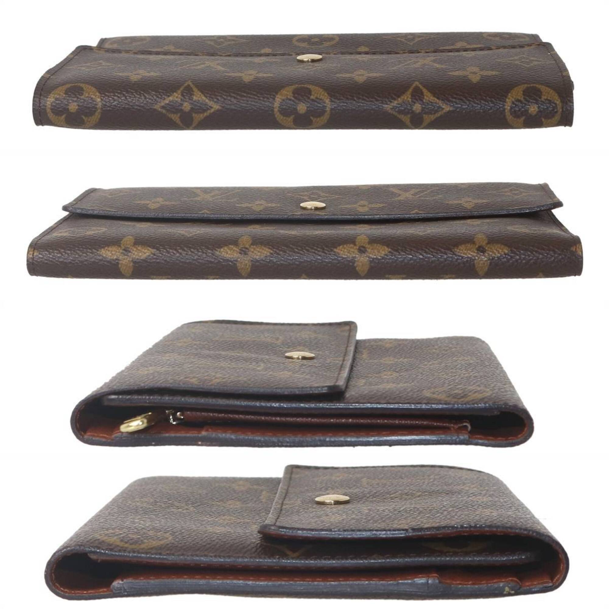 Louis Vuitton Monogram Monogram Monogram Long Wallet (Tri-Fold) (Pre-Owned)