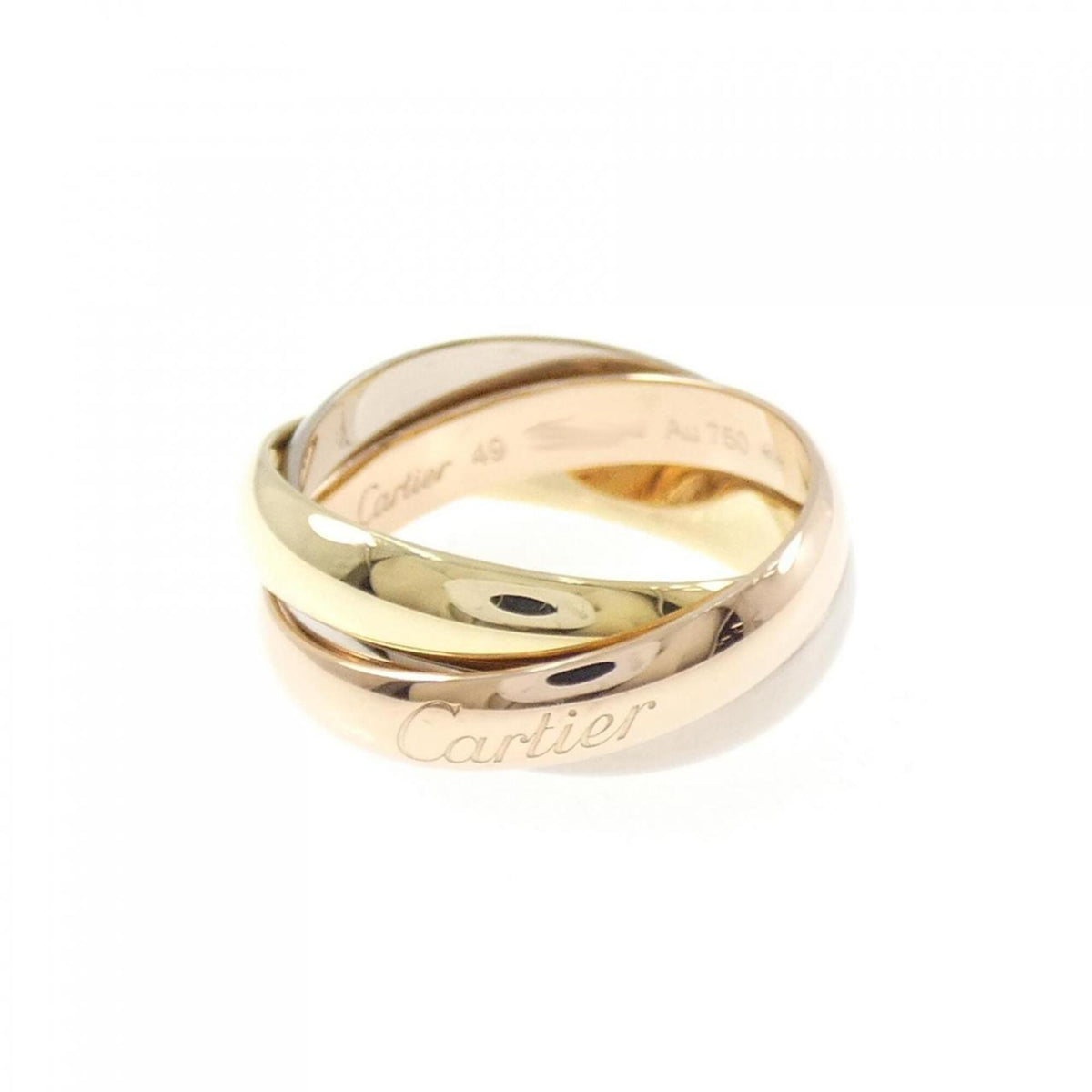 Cartier Trinity Yellow Gold (18K) Pink Gold (18K) White Gold (18K) Band Ring (Pre-Owned)