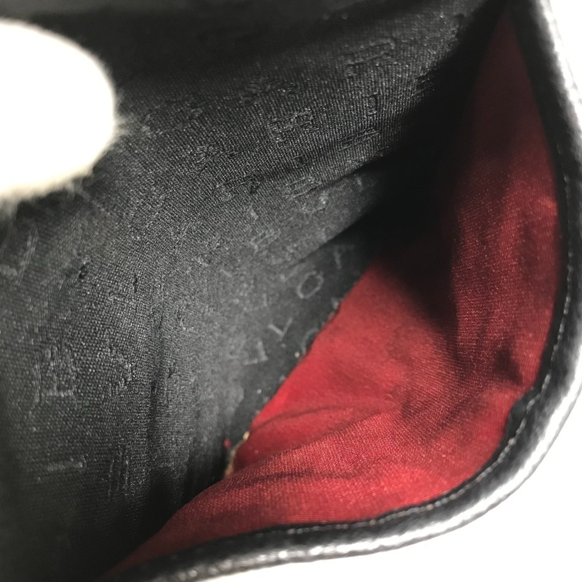 Bvlgari Logomania Black Leather Canvas Handbag Tote Bag (Pre-Owned)