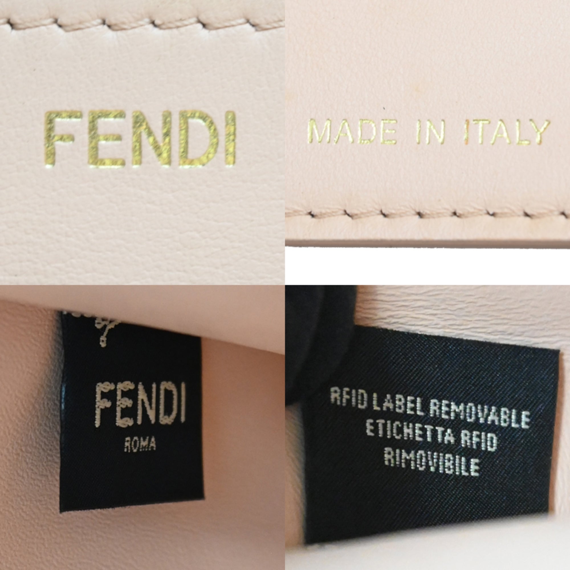 Fendi Beige Leather Handbag (Pre-Owned)