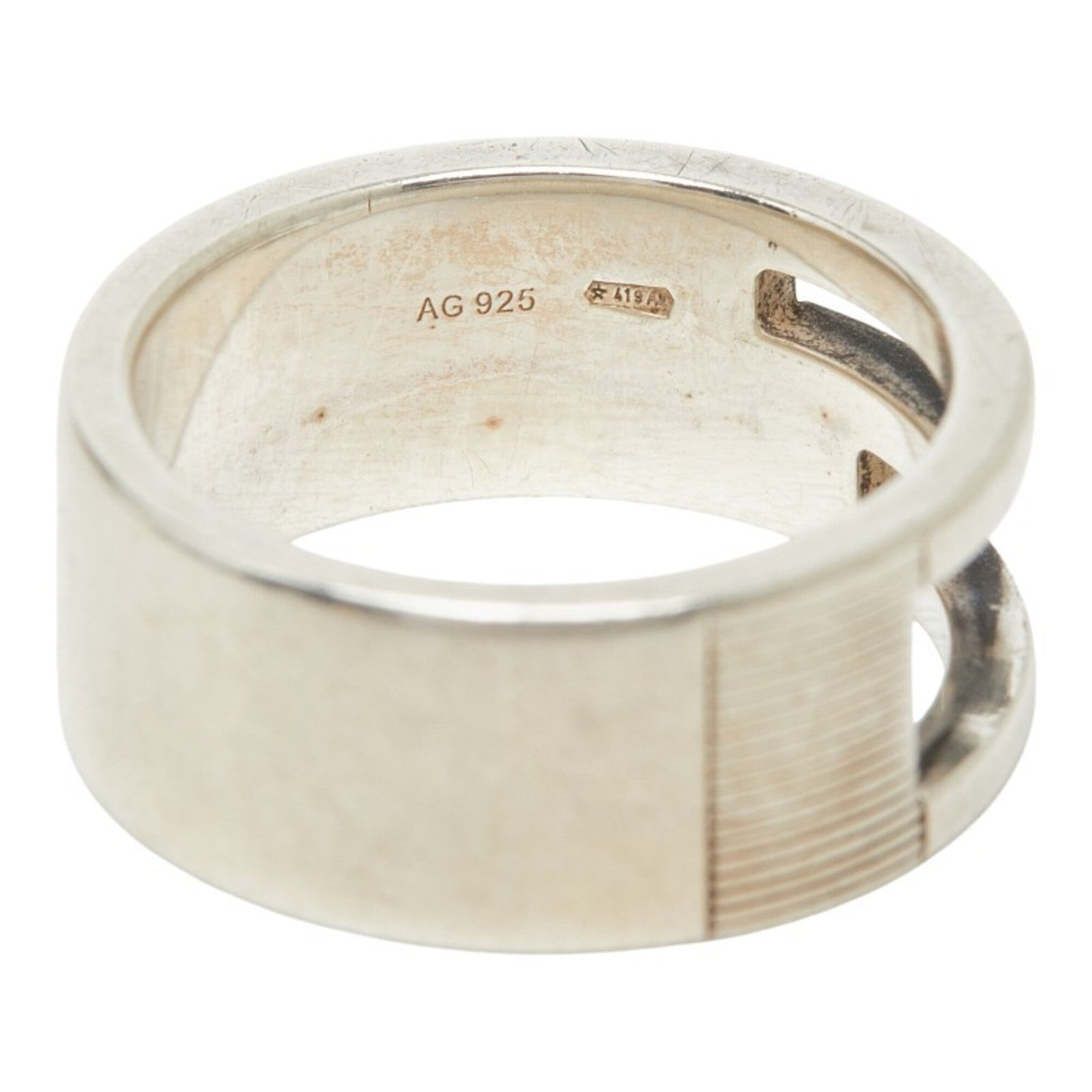 Gucci Silver 925 Band Ring (Pre-Owned)
