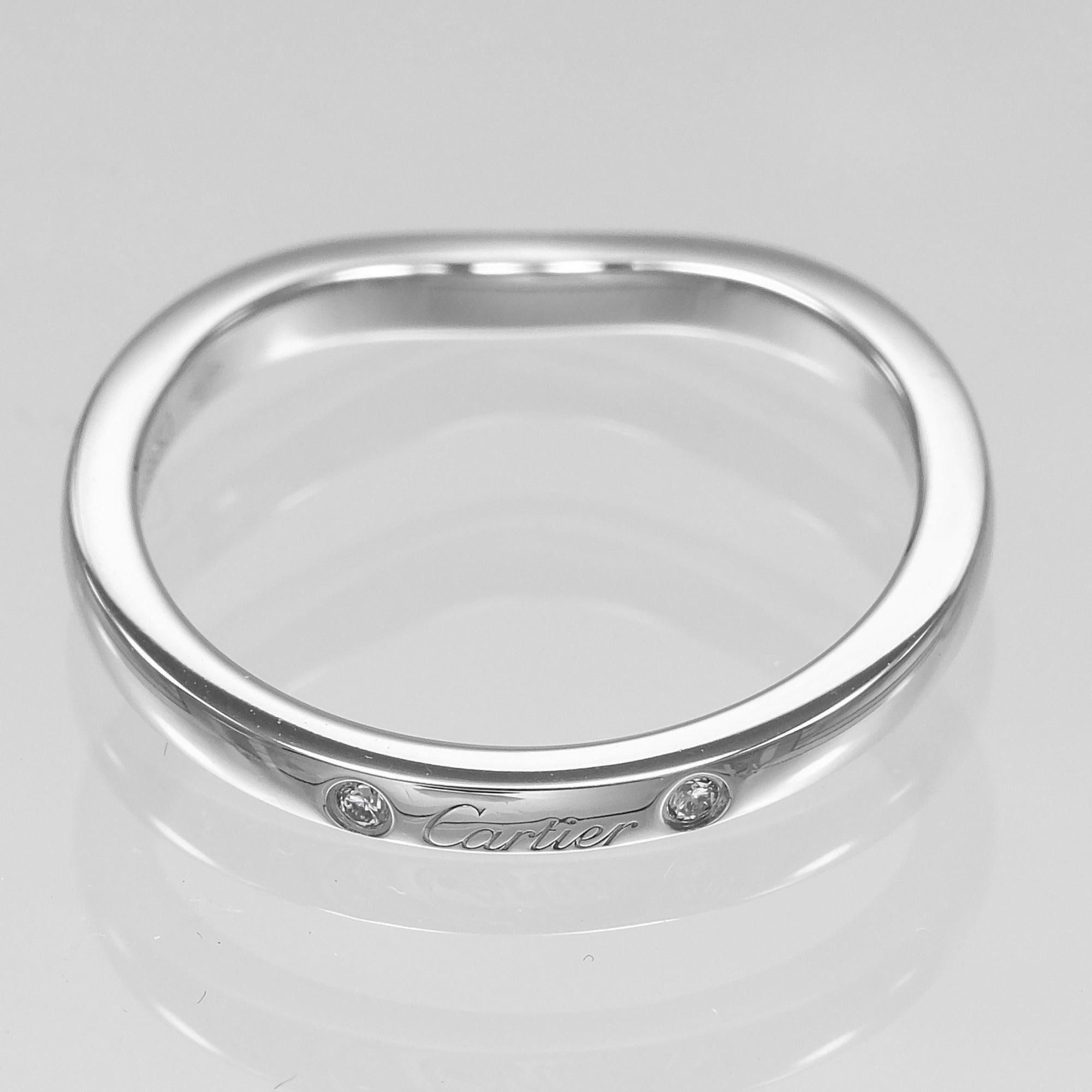 Cartier Platinum 950 Band Ring (Pre-Owned)