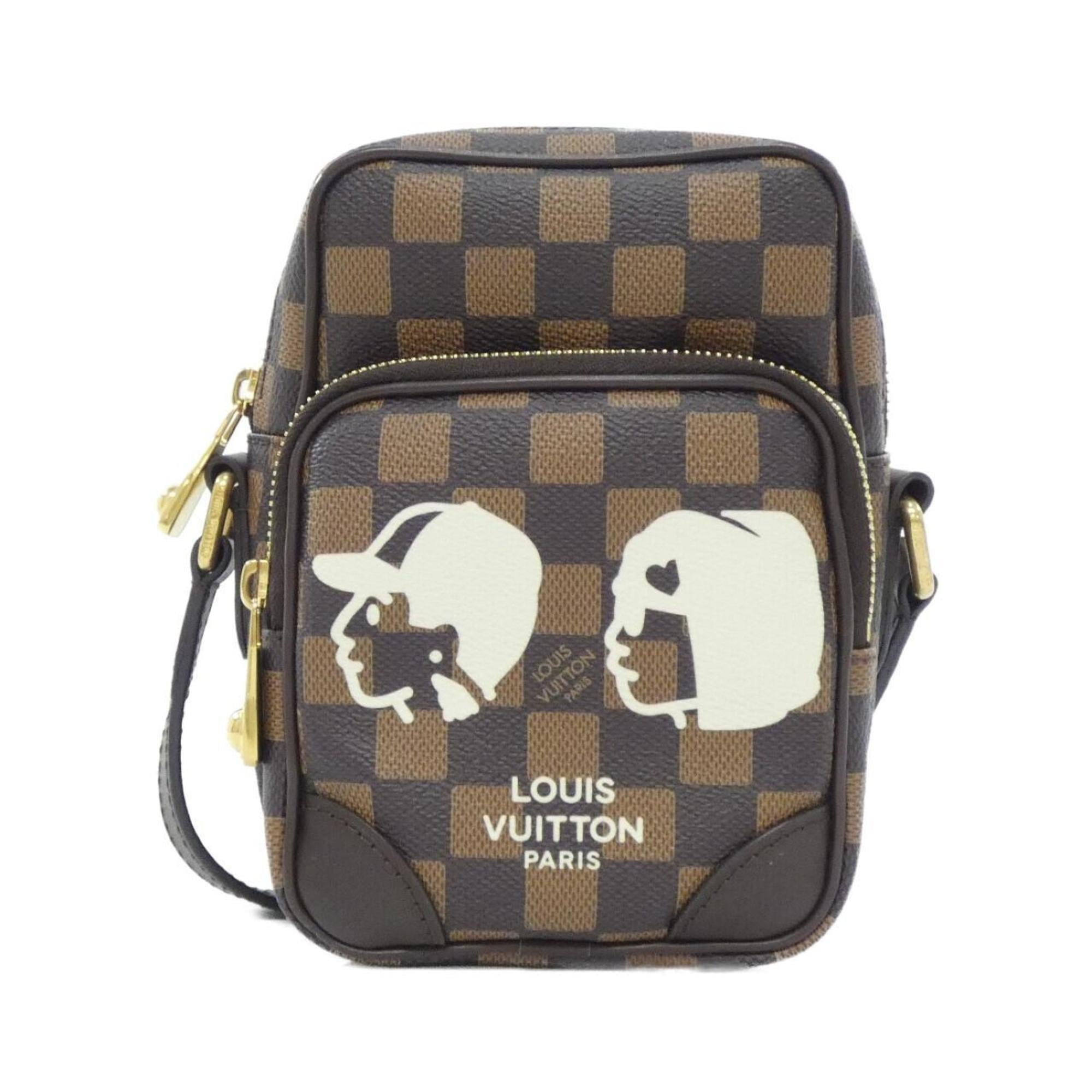 Louis Vuitton Ebene Coated Canvas Shoulder Bag (Pre-Owned)