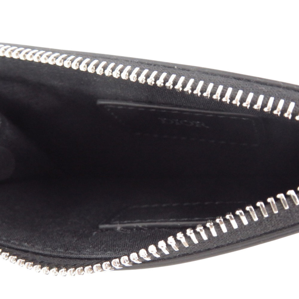 Christian Dior Black Leather Coin Purse/Coin Case (Pre-Owned)