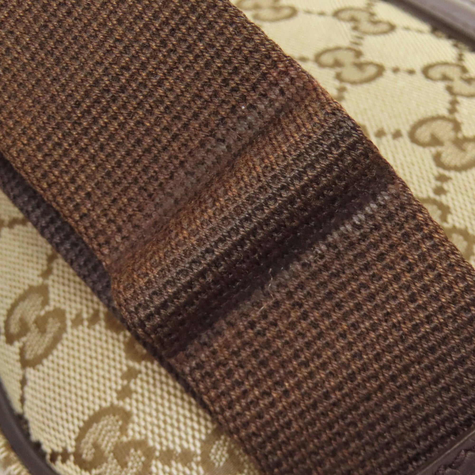 Gucci Brown Canvas Shoulder Bag (Pre-Owned)