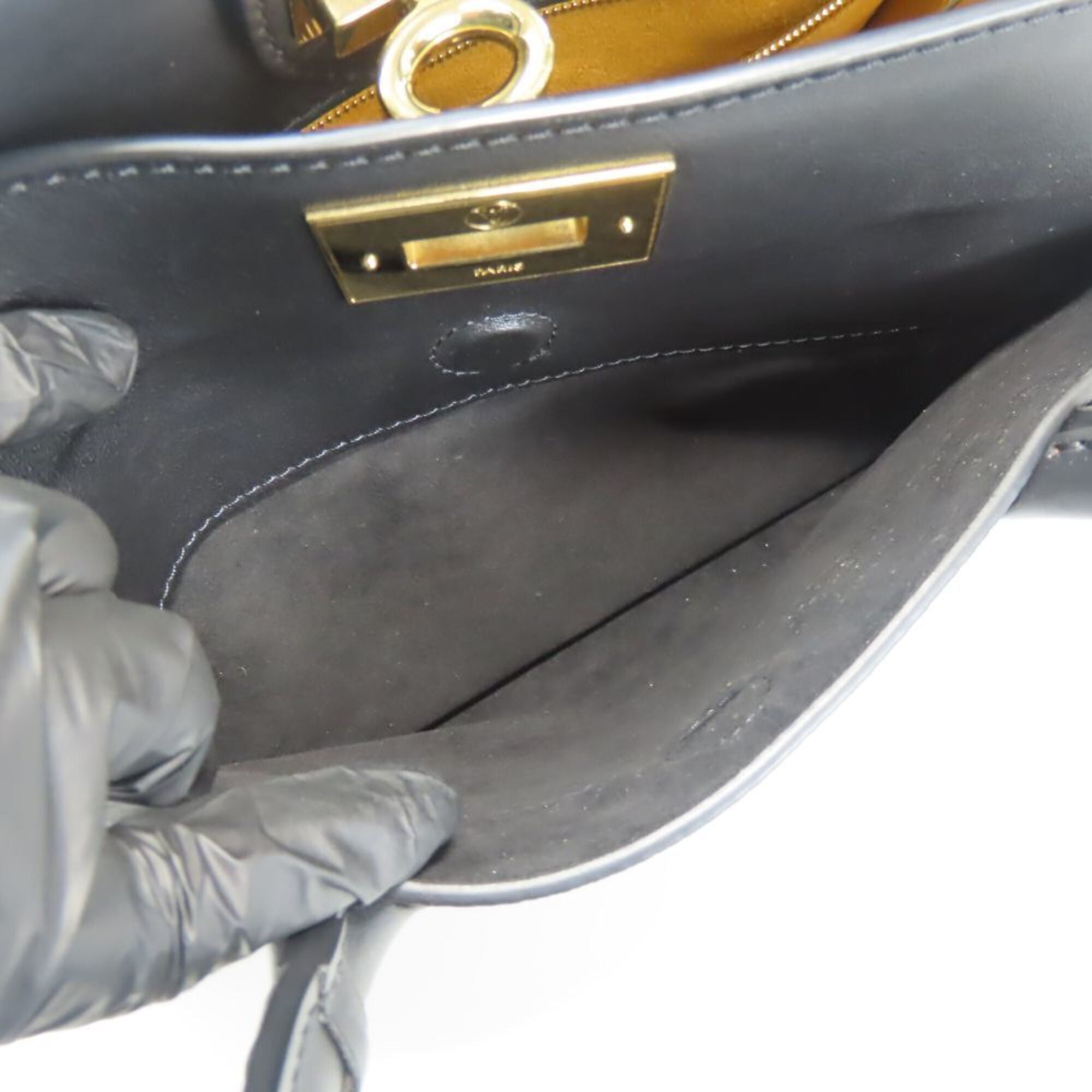 Louis Vuitton Black Noir Monogram Leather Tote Bag (Pre-Owned)