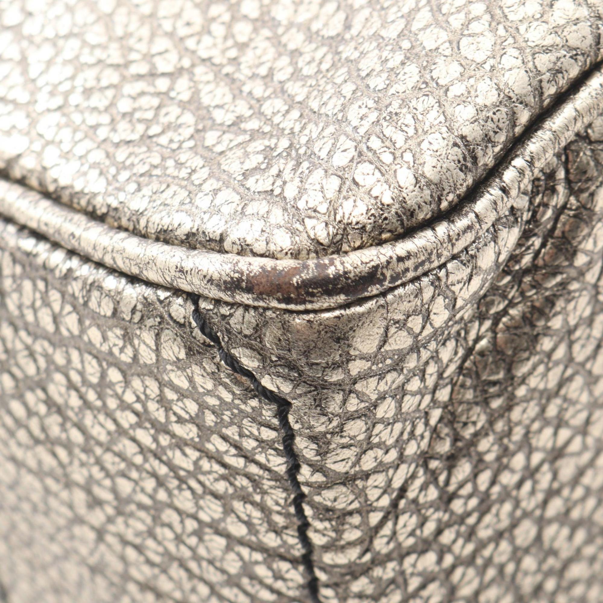 Celine Gold Leather Handbag (Pre-Owned)