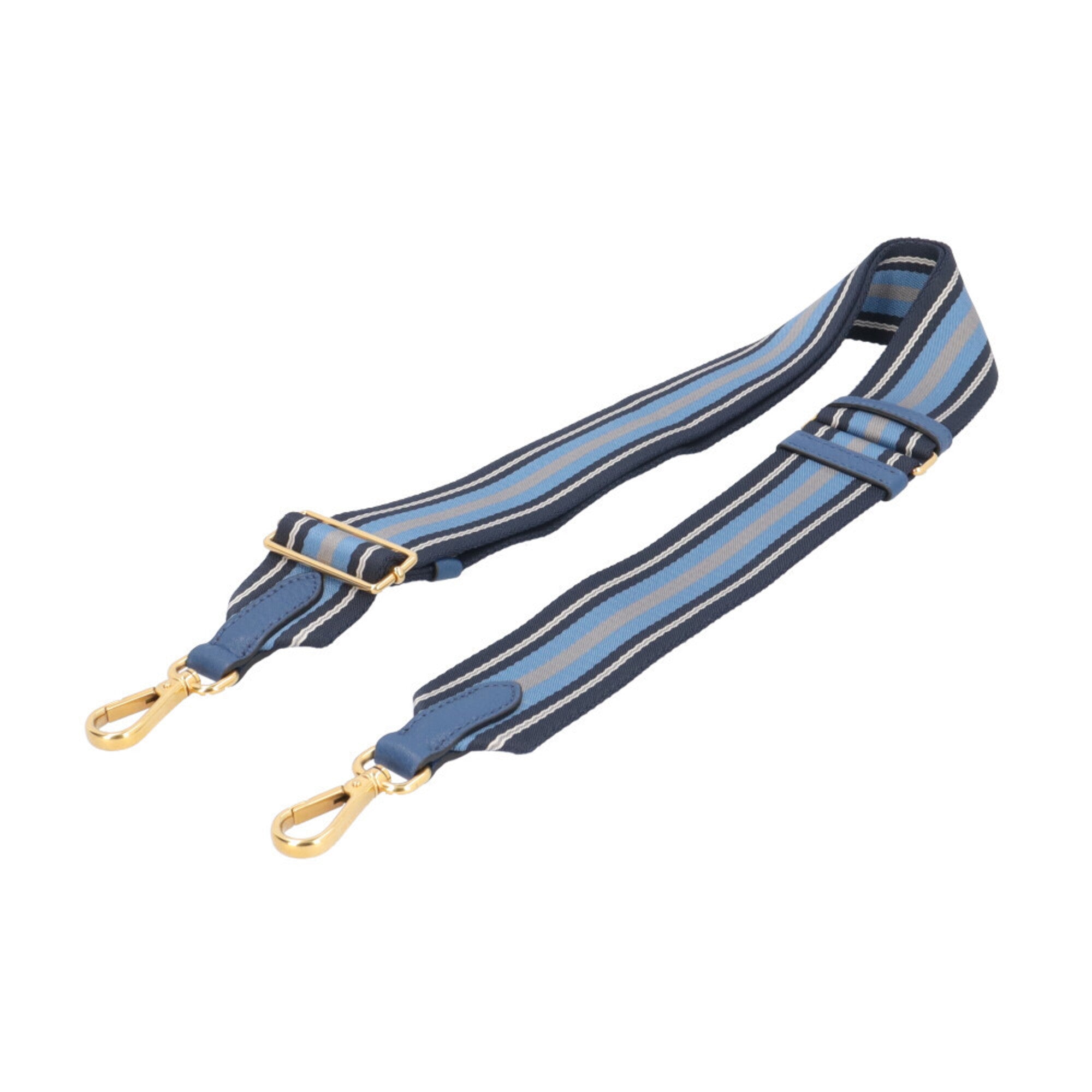 Prada Blue Leather Shoulder Bag (Pre-Owned)