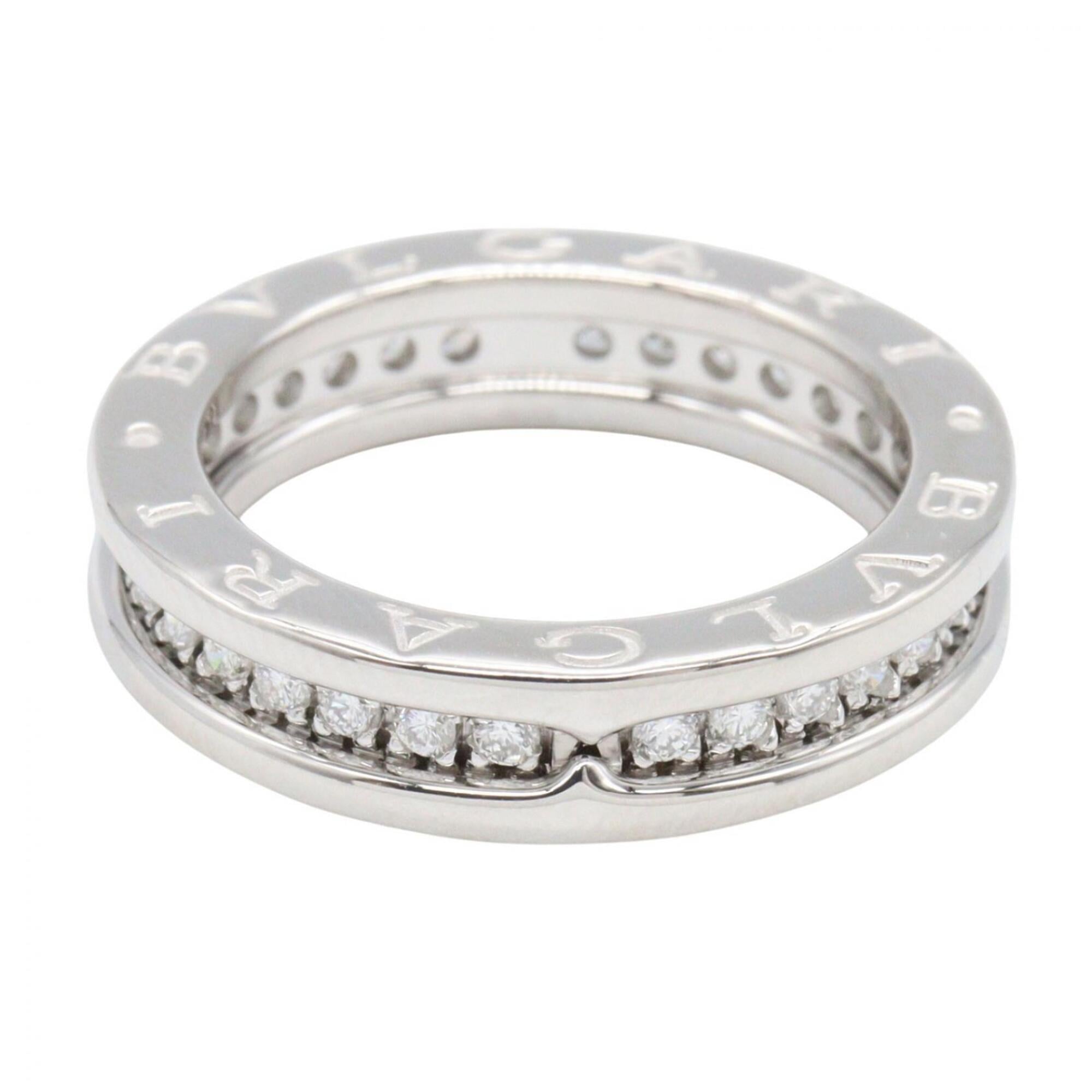 Bvlgari Clear White Gold White Gold (18K) Couple Ring (Pre-Owned)