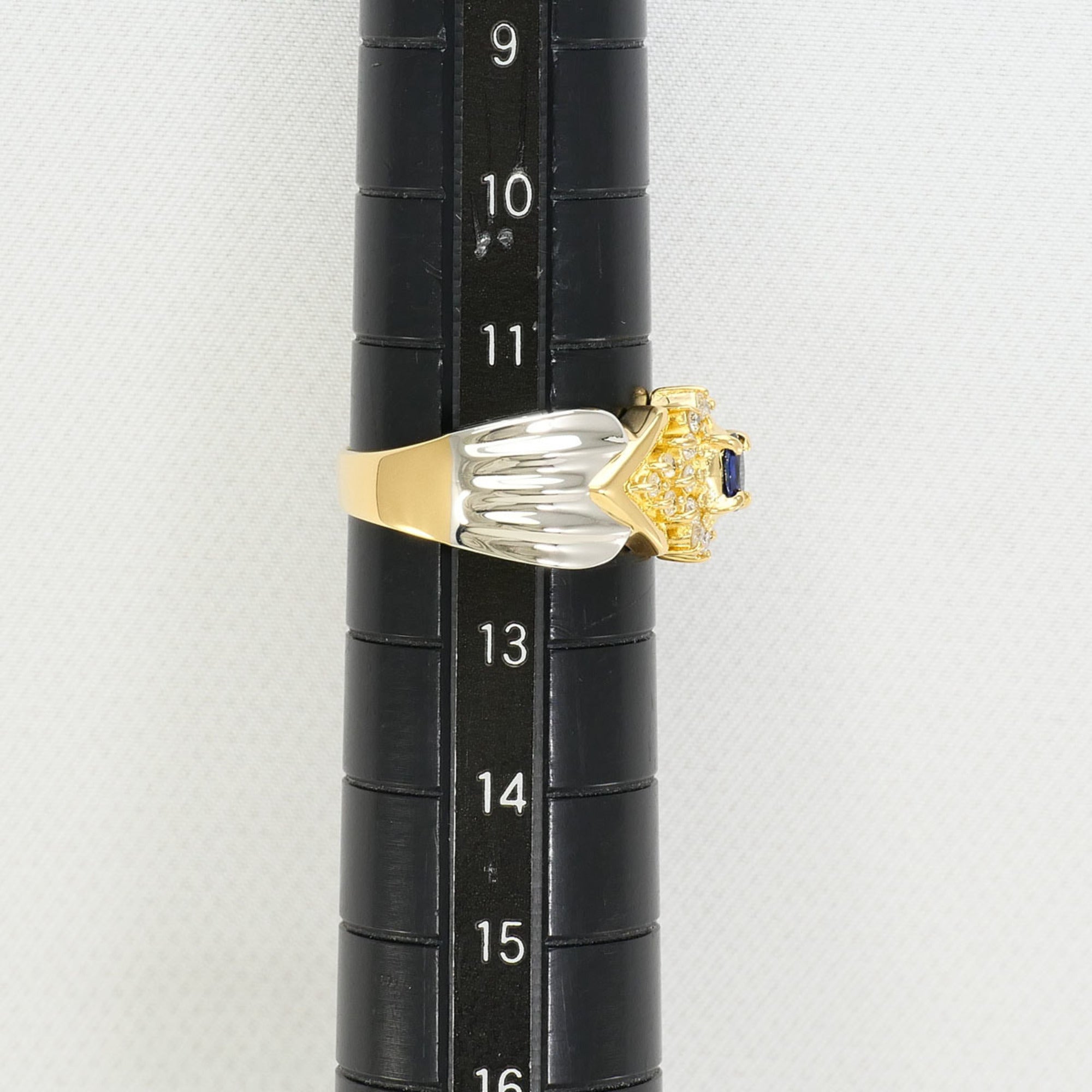 Unbranded Platinum Yellow Gold Yellow Gold (18K) Platinum 900 Band Ring (Pre-Owned)
