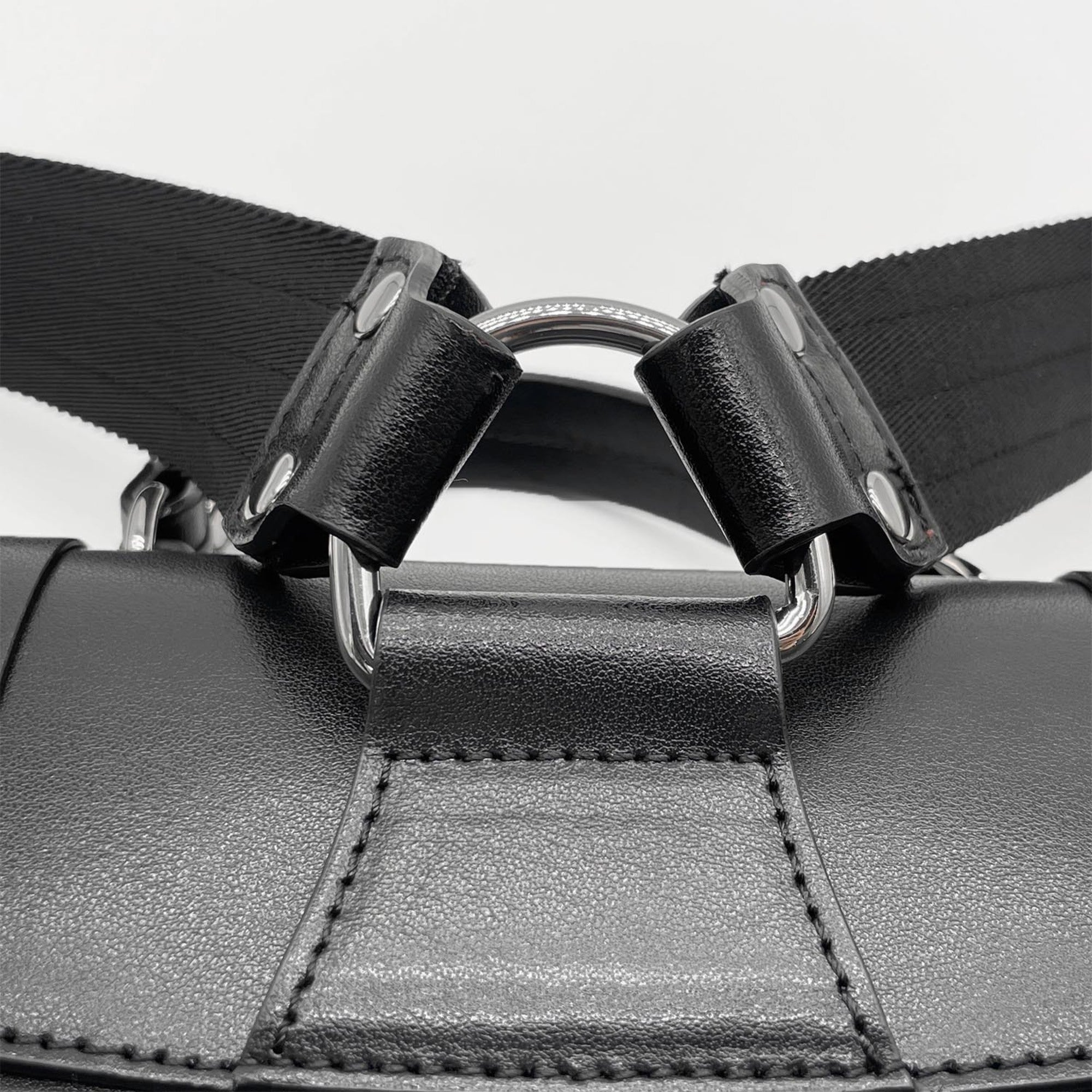 Vivienne Westwood Black Leather Backpack (Pre-Owned)