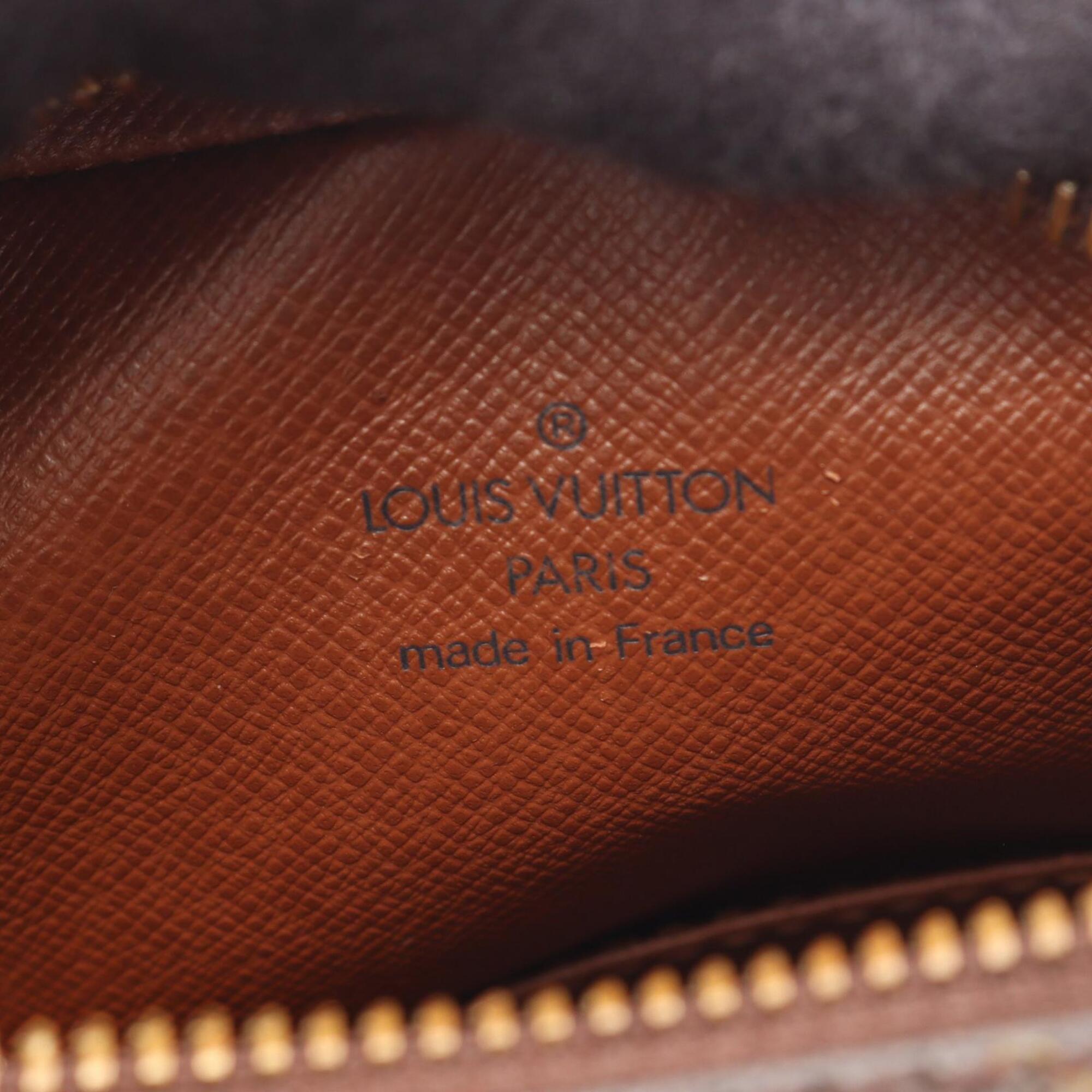 Louis Vuitton Brown Coated Canvas Pvc Monogram Leather Handbag Shoulder Bag (Pre-Owned)