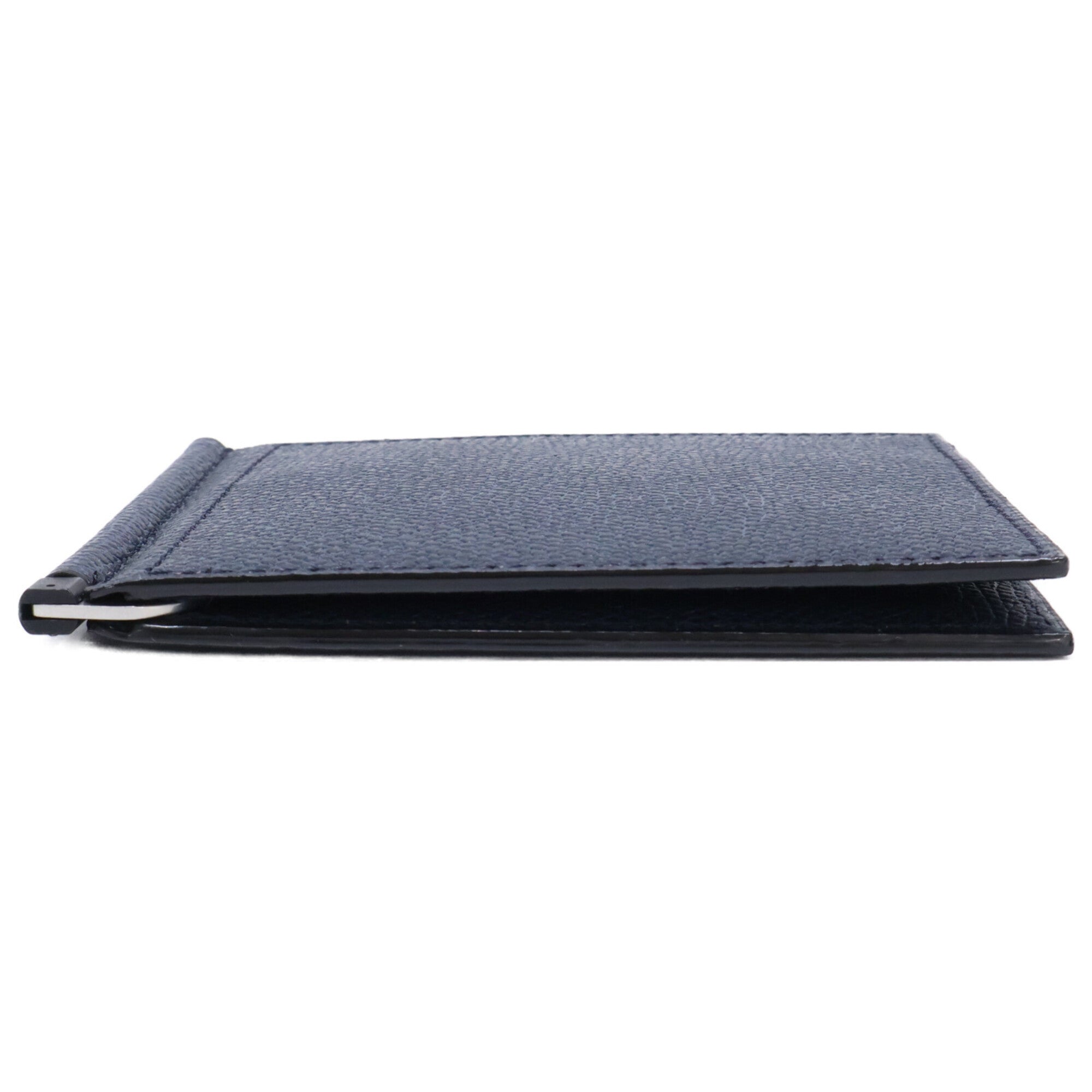 Valextra Navy Leather Money Clip (Pre-Owned)