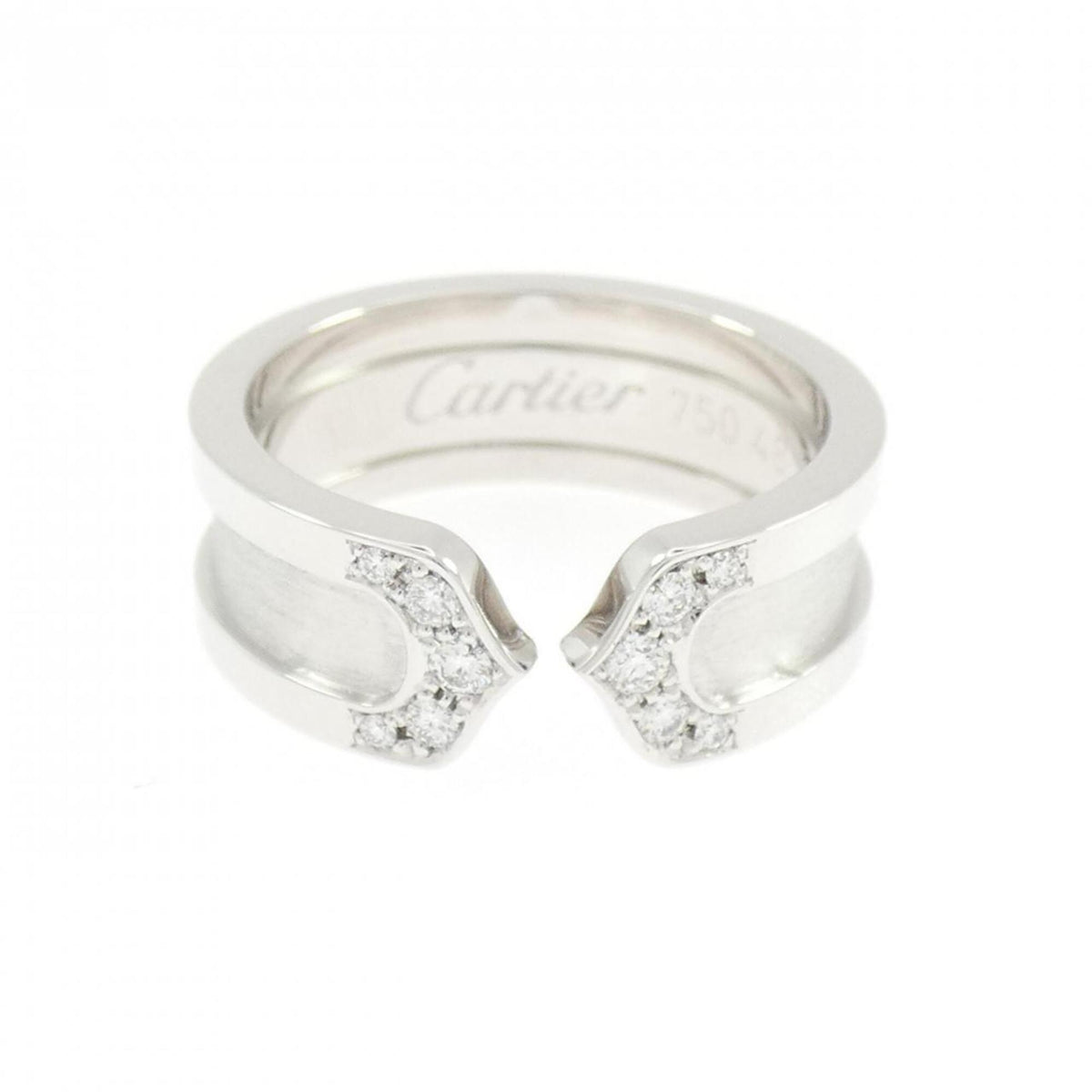 Cartier White Gold White Gold (18K) Band Ring (Pre-Owned)