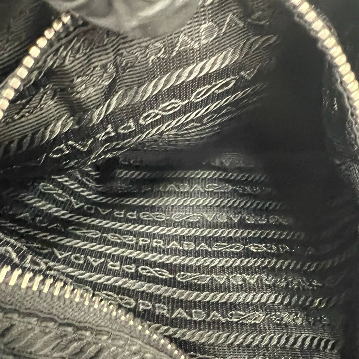 Prada Black Nylon Leather Shoulder Bag (Pre-Owned)