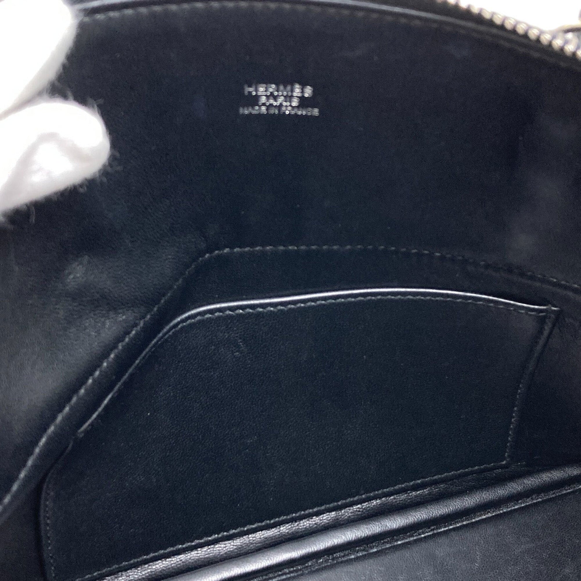 Hermes Black Epsom Leather Handbag (Pre-Owned)