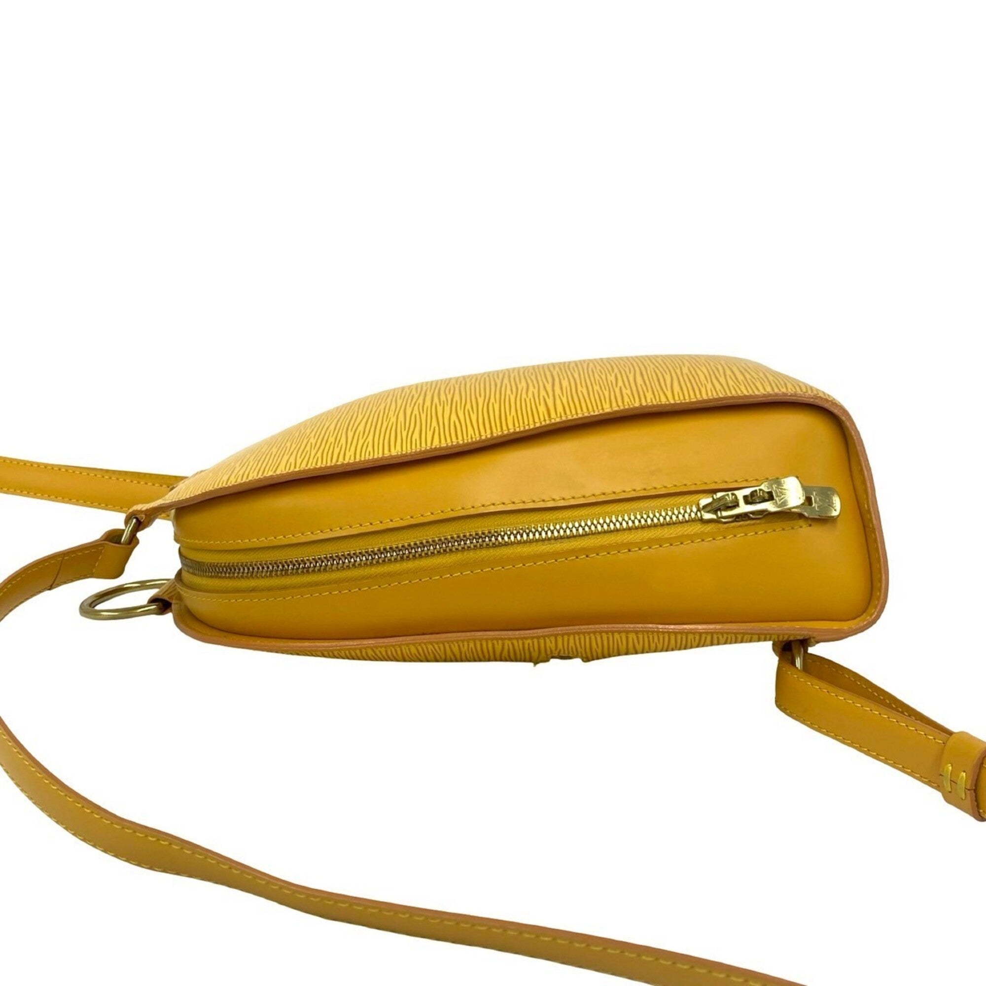 Louis Vuitton Yellow Leather Backpack (Pre-Owned)
