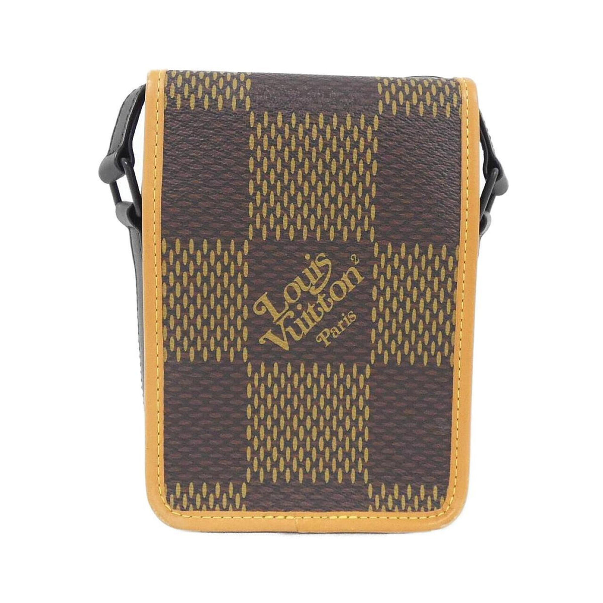 Louis Vuitton Ebene Coated Canvas Shoulder Bag (Pre-Owned)