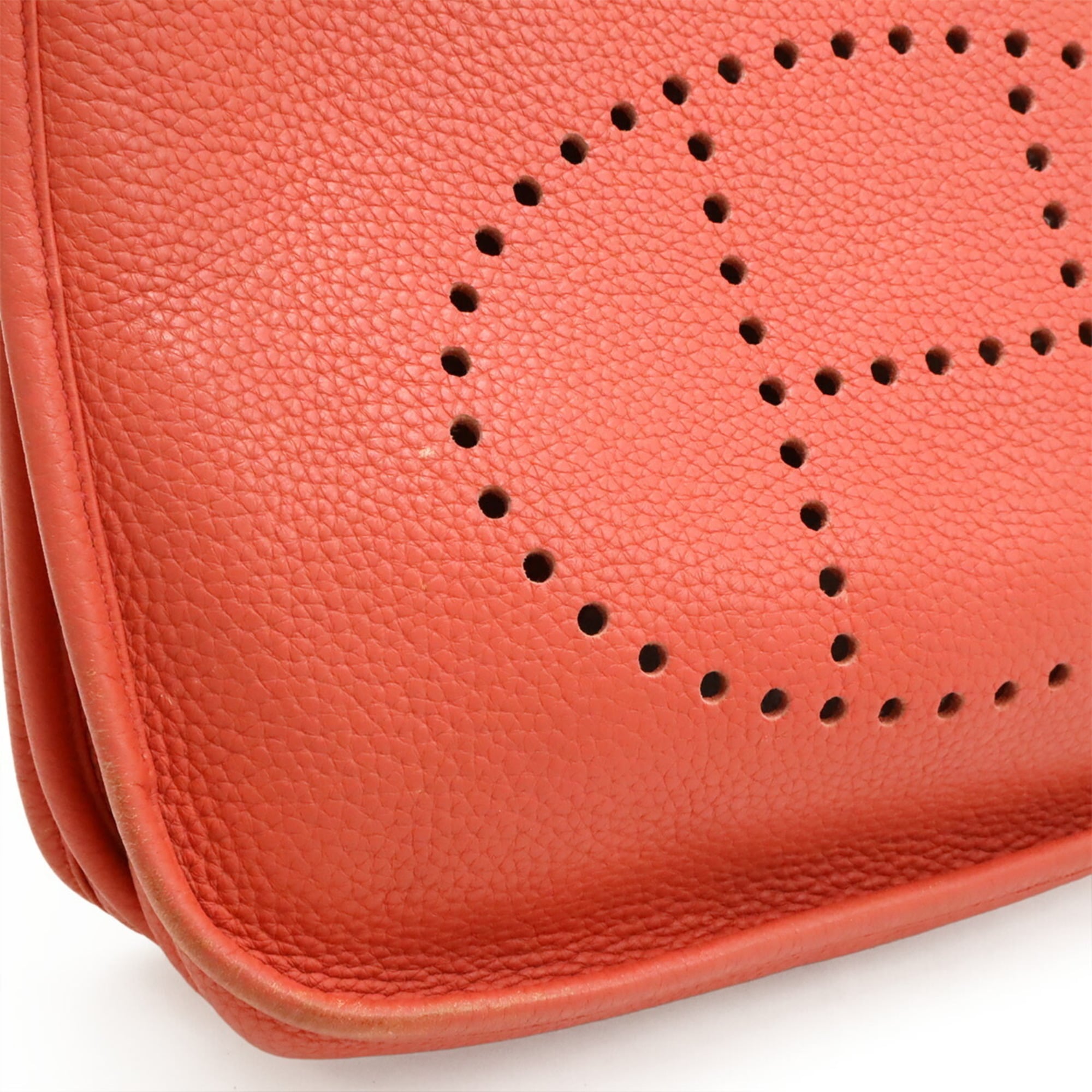 Hermes Bougainvillier Pink Taurillon Clemence Leather Shoulder Bag (Pre-Owned)
