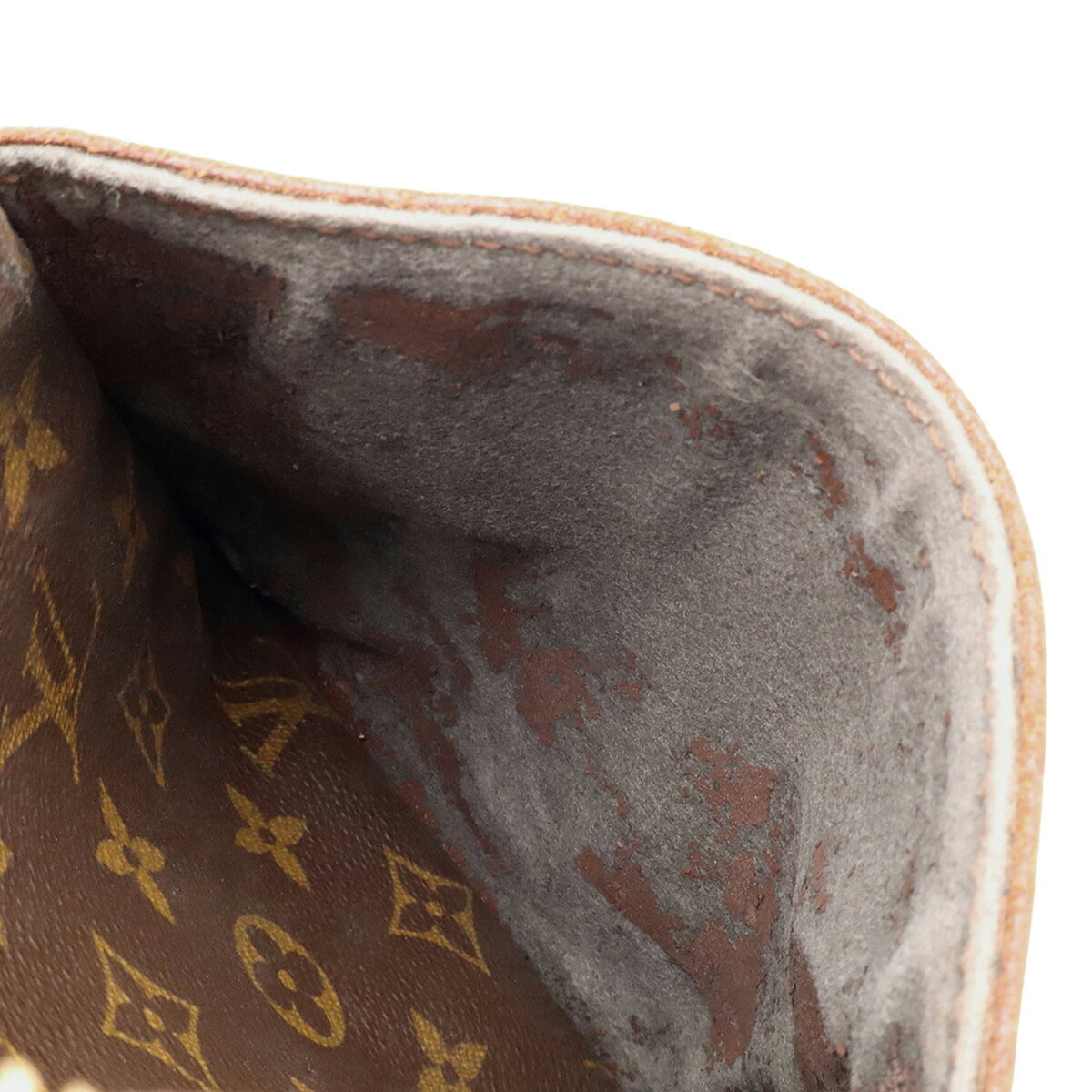 Louis Vuitton Brown Galle Monogram Monogram Pochette Shoulder Bag (Pre-Owned)