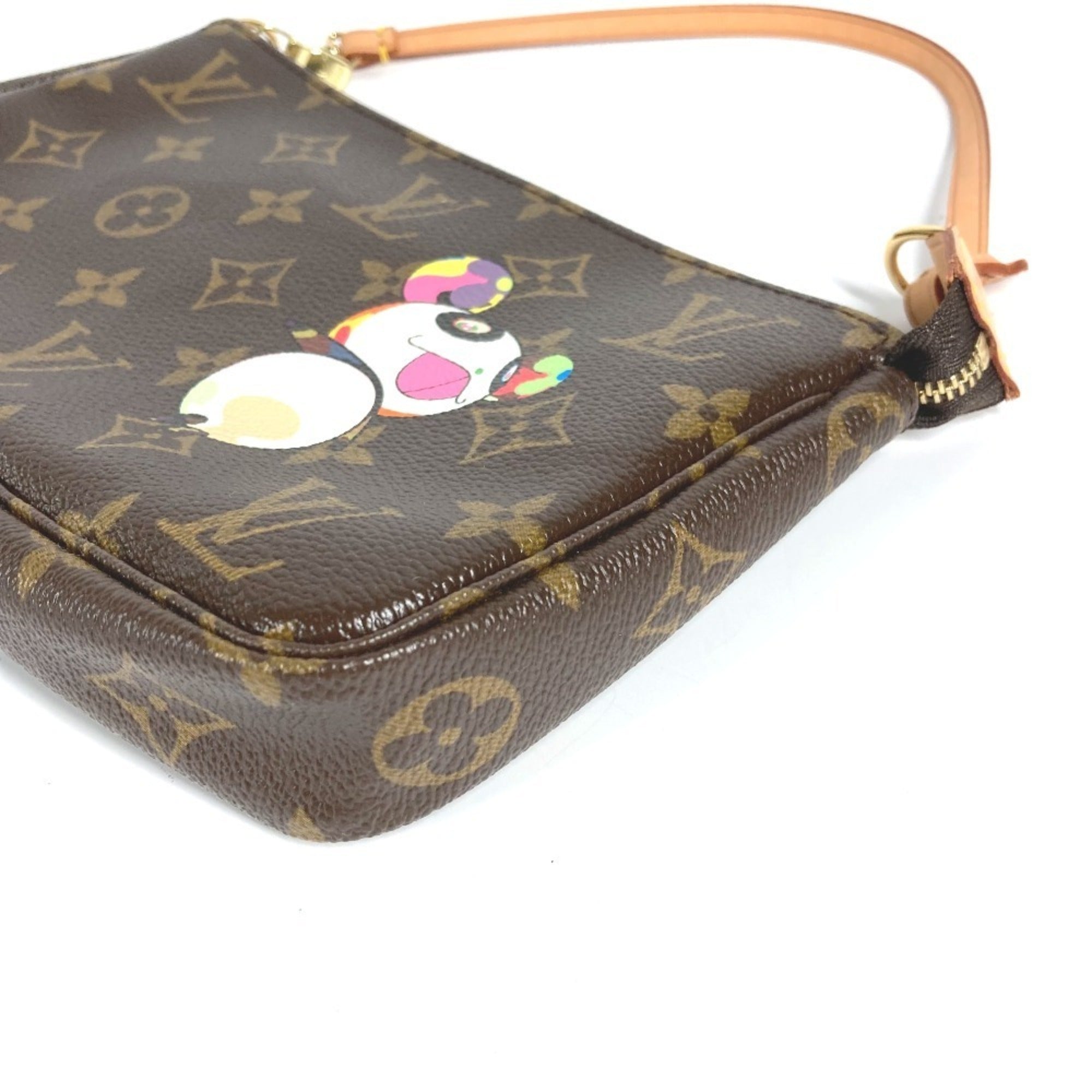 Louis Vuitton Brown Monogram Panda Monogram Handbag Pouch Shoulder Bag (Pre-Owned)