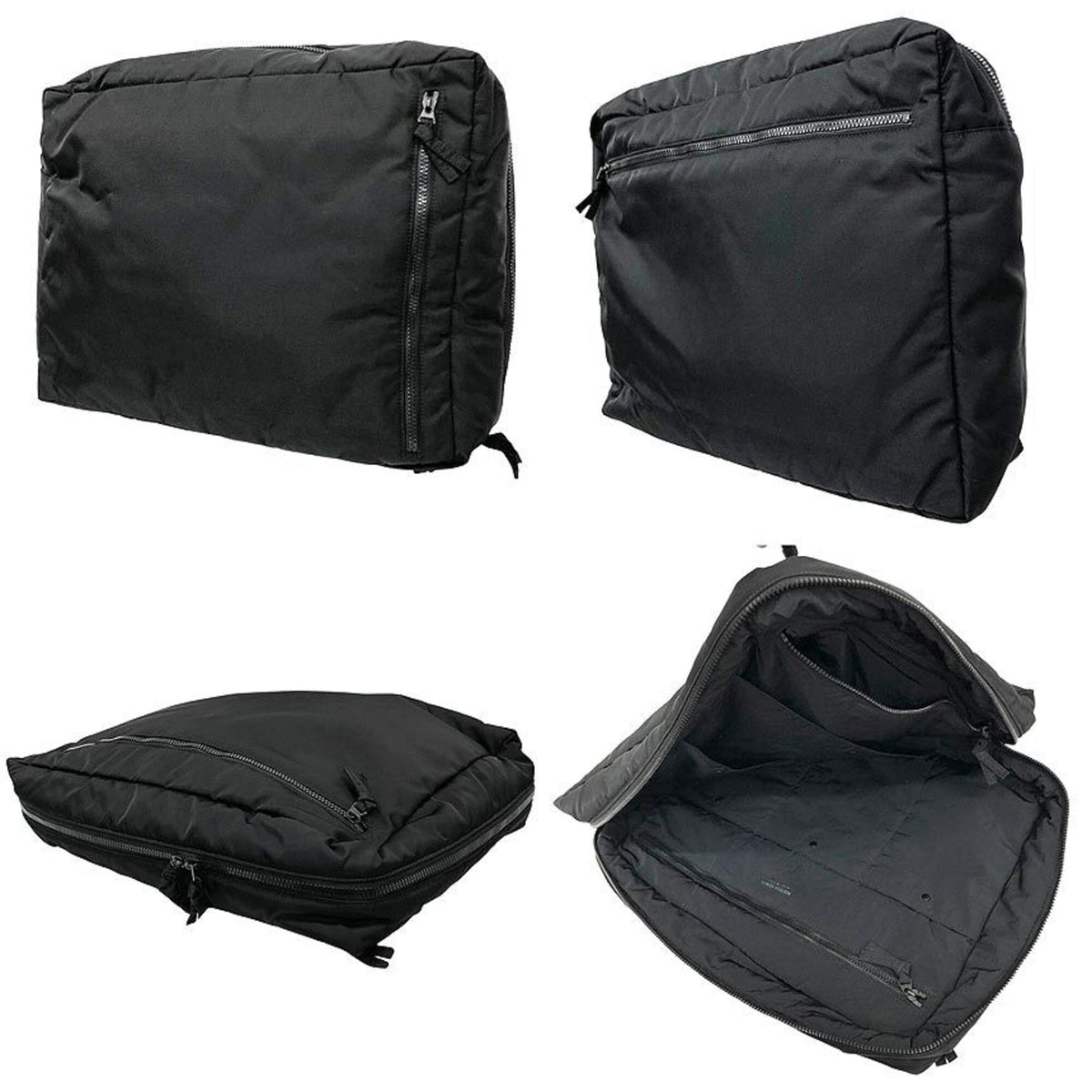 Bottega Veneta Black Nylon Pouch (Pre-Owned)