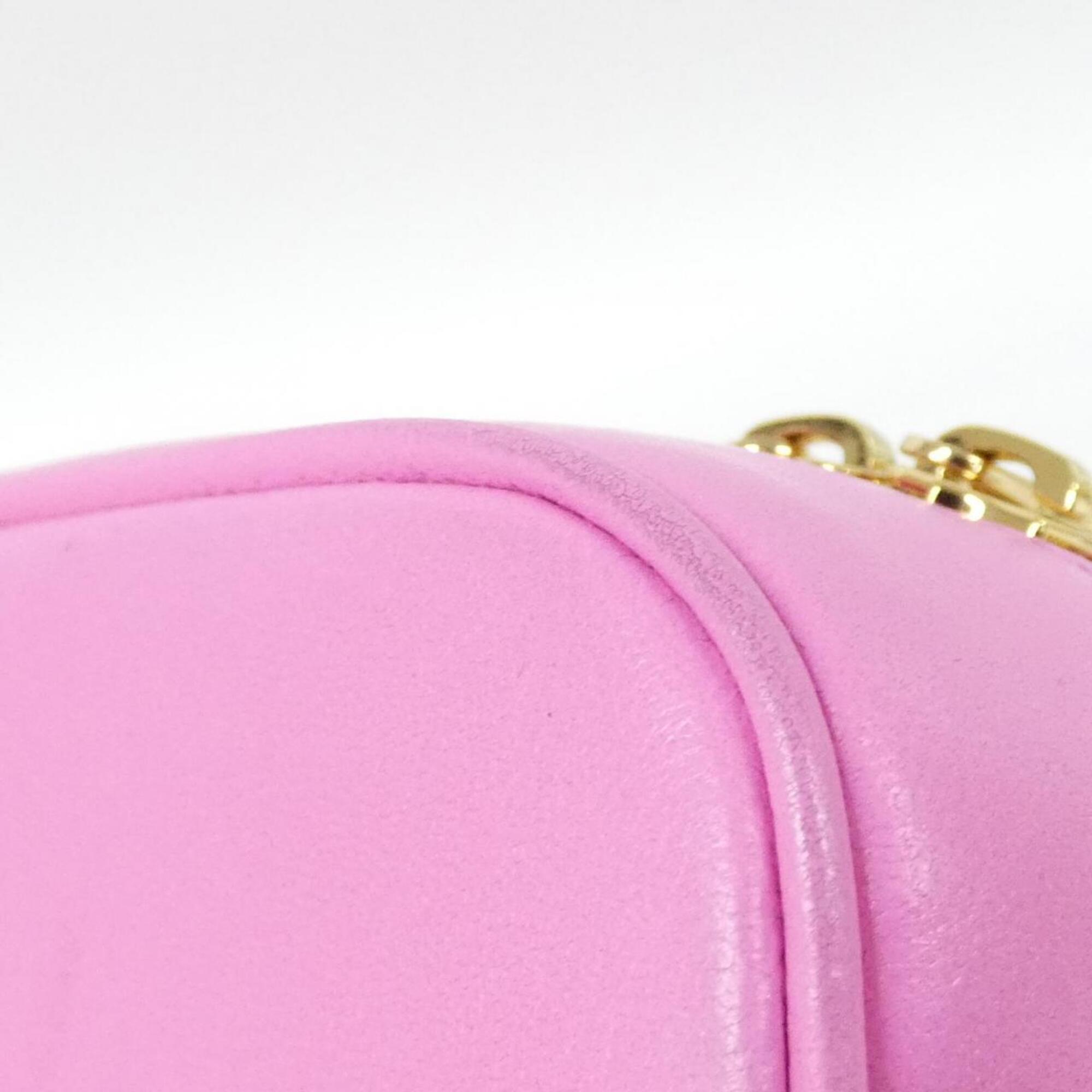 Louis Vuitton Rose Leather Pouch Shoulder Bag (Pre-Owned)